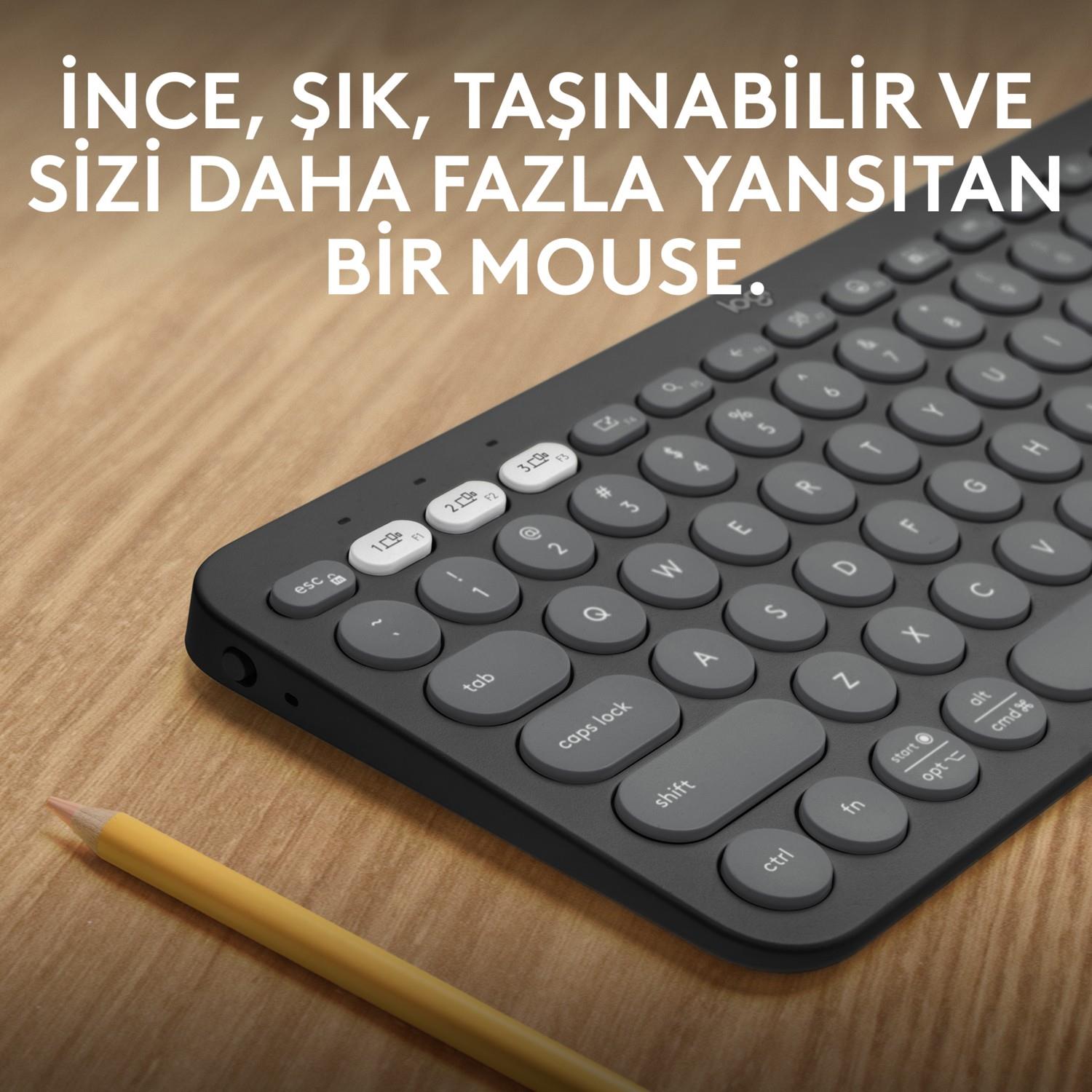 LOGITECH K380S PEBBLE KEYS 2 GRAFIT 920-011859