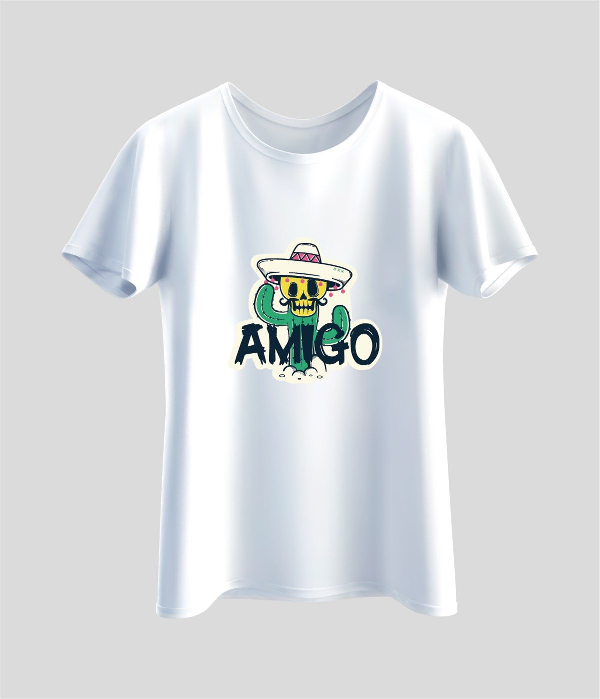 Amigo Baskılı T-Shirt
