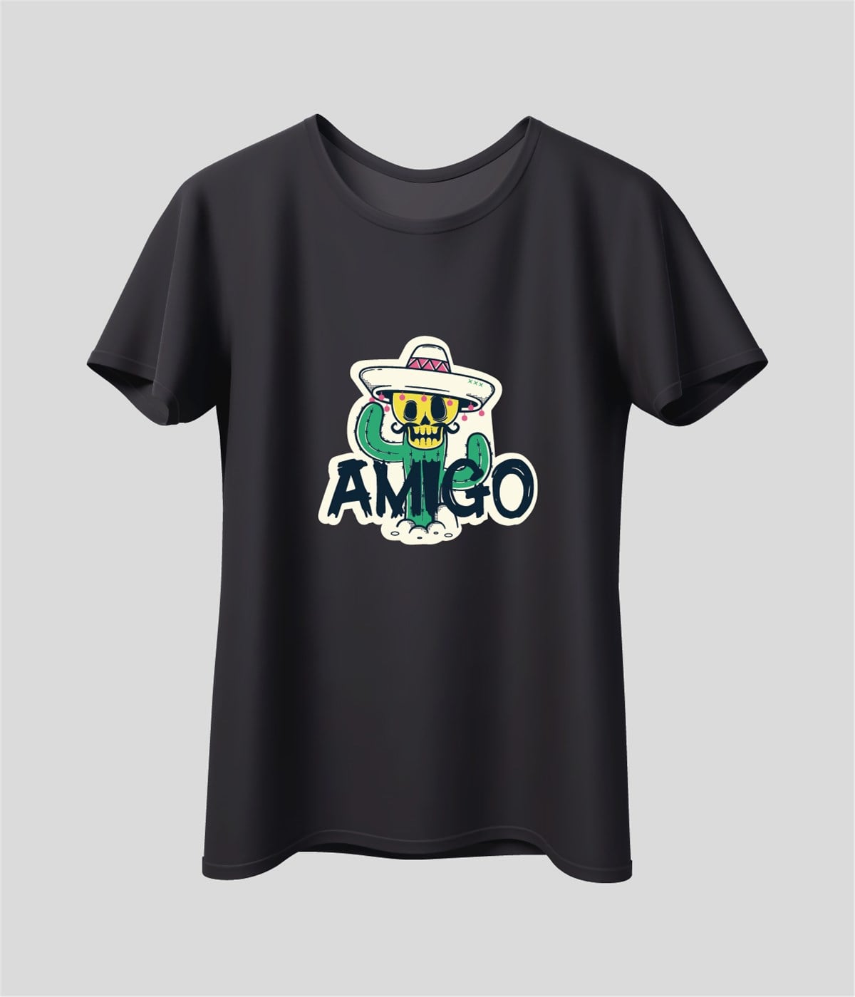 Amigo Baskılı T-Shirt