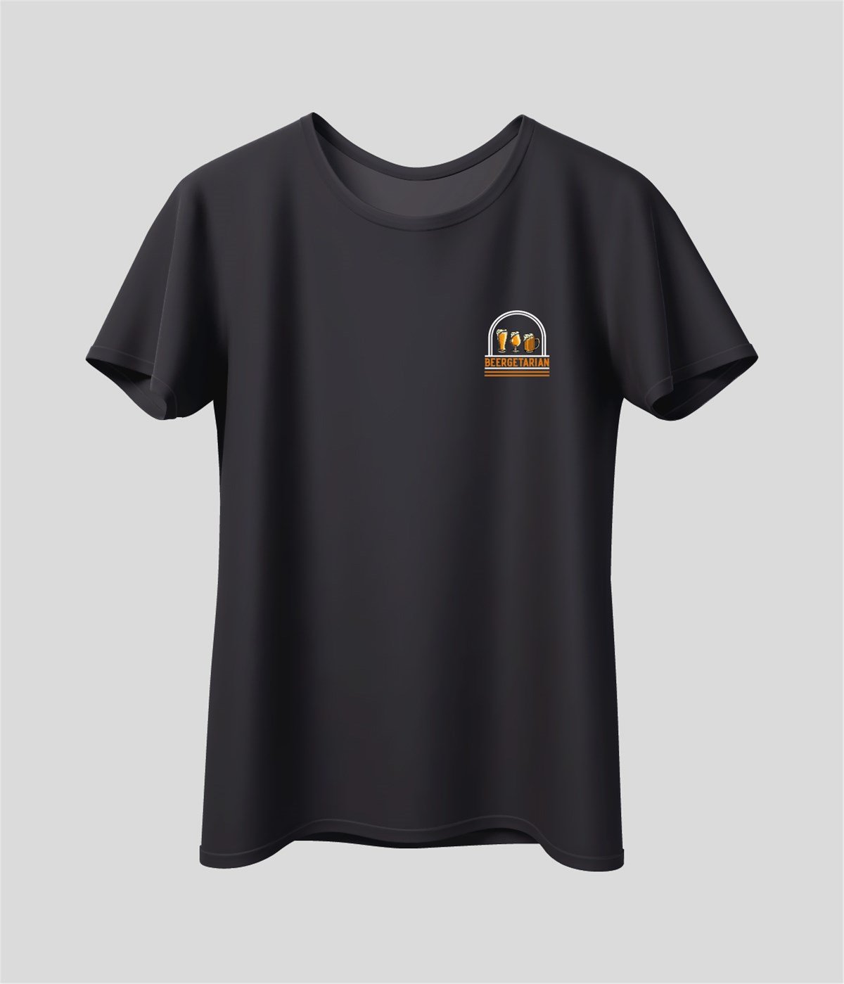 Beergeterian Logolu Baskılı -Shirt