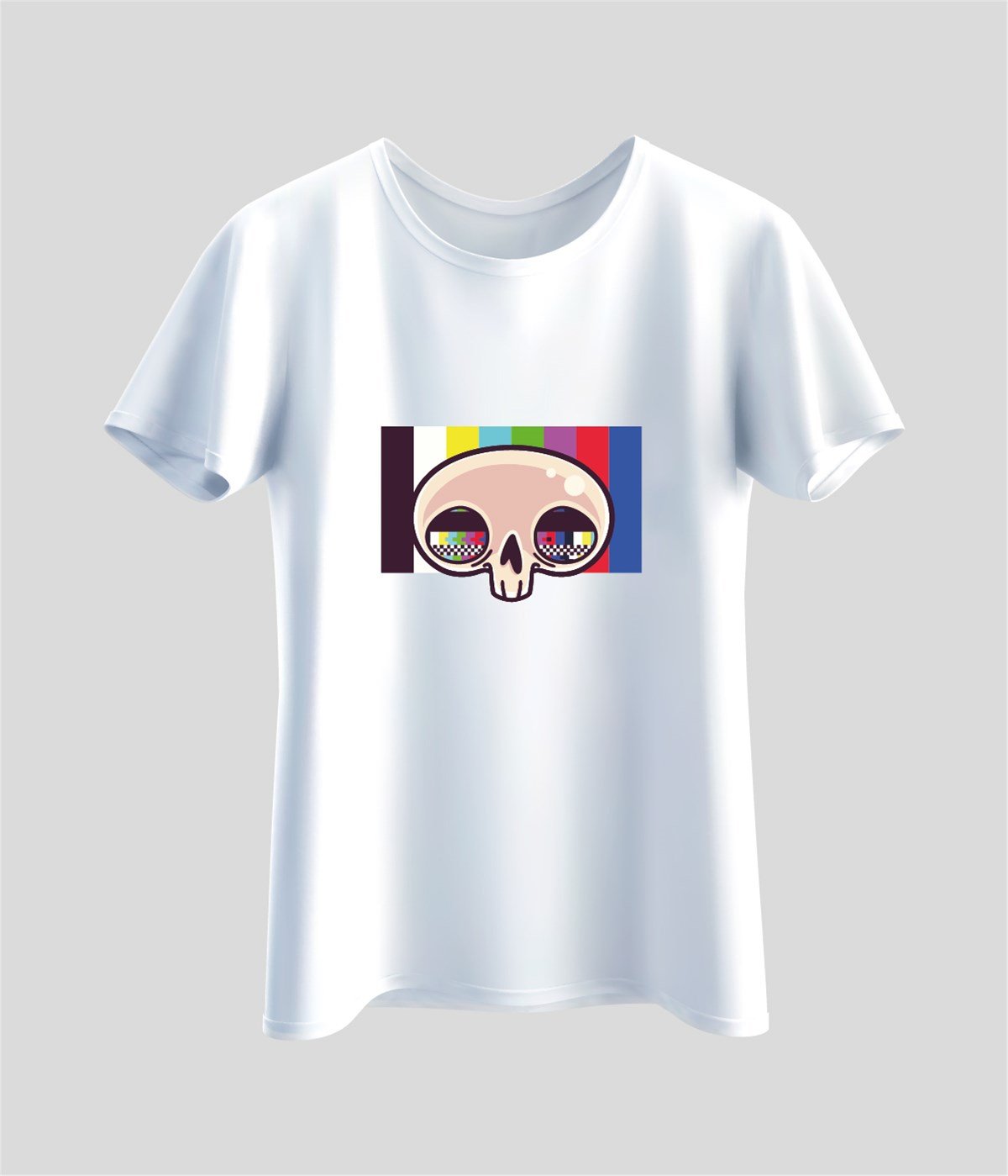 Kurukafa Ekran Baskılı T-Shirt