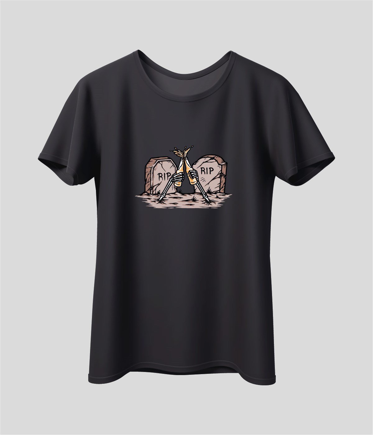 RIP Baskılı Unisex T-Shirt