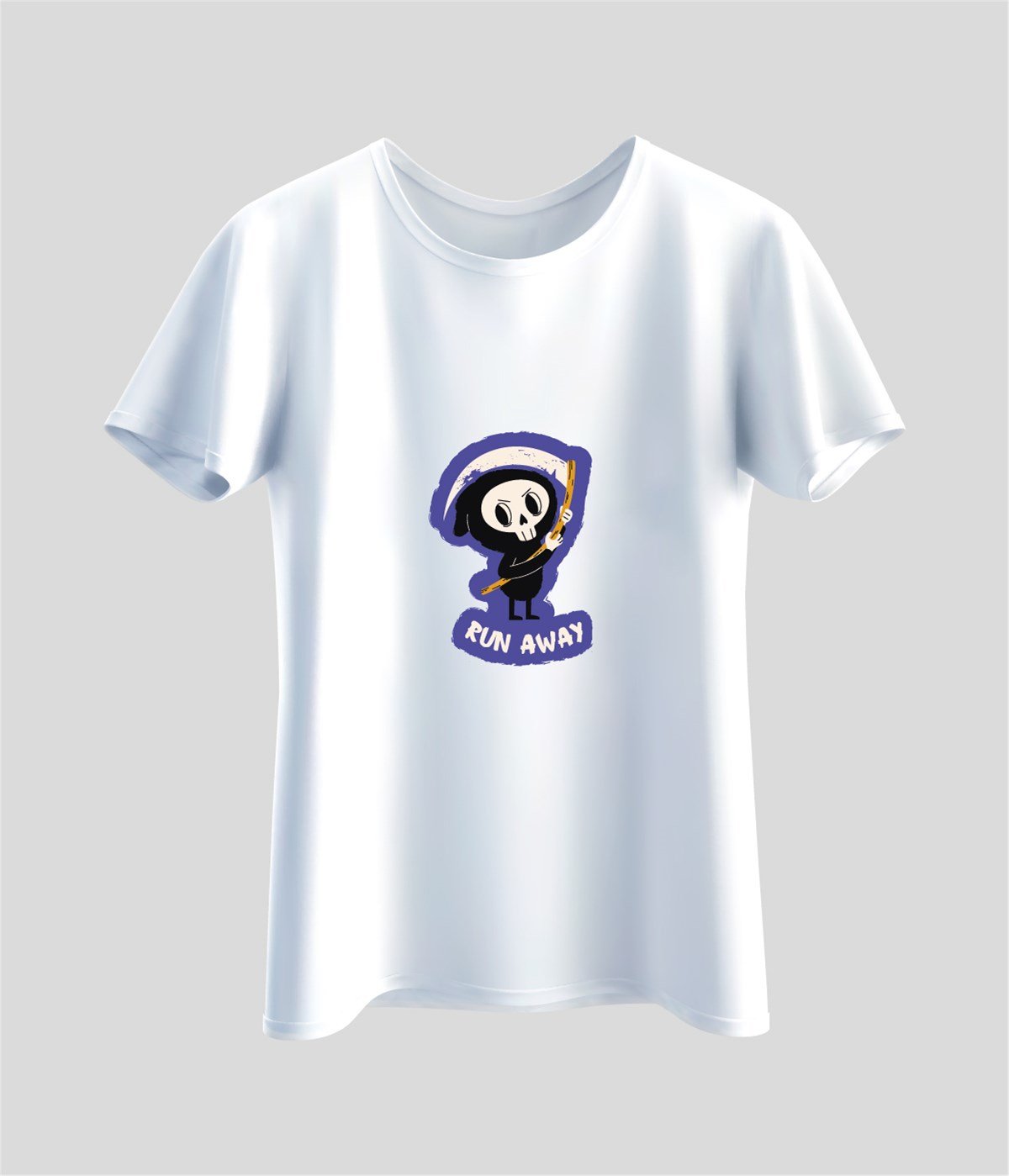 Run Away Baskılı T-Shirt