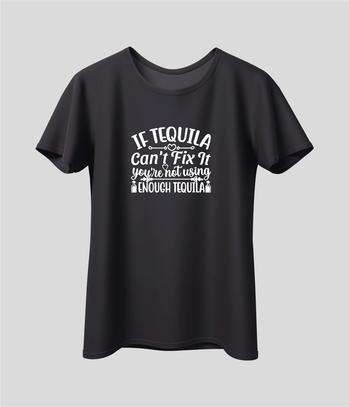 Tequila Esprili Baskılı T-Shirt