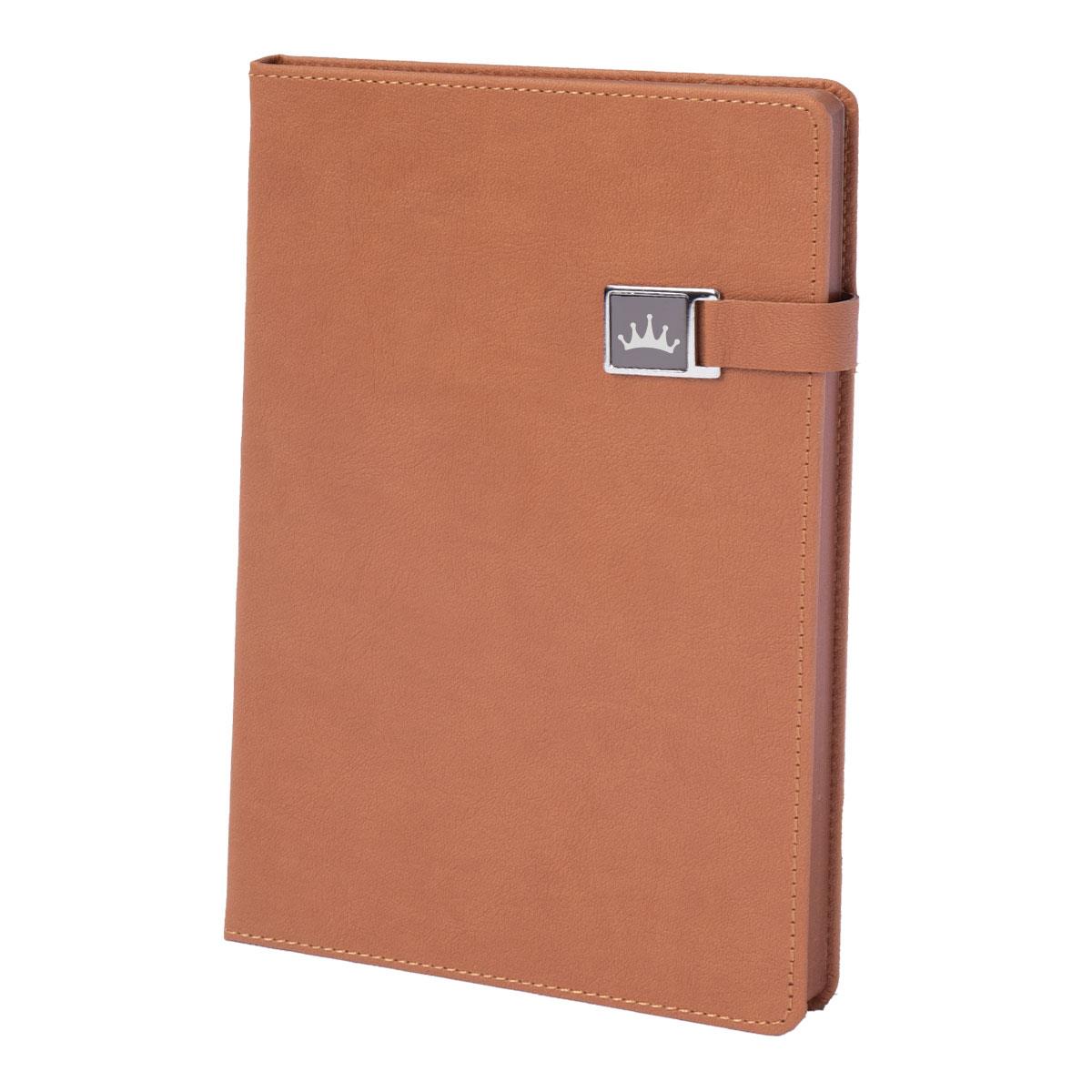 Termo Deri Metal Kilitli Defter 