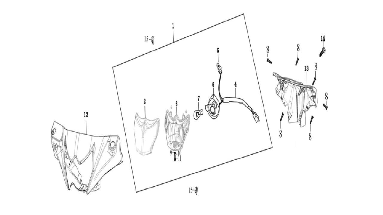 ÖN FAR PANELİ ( RAINBOW )