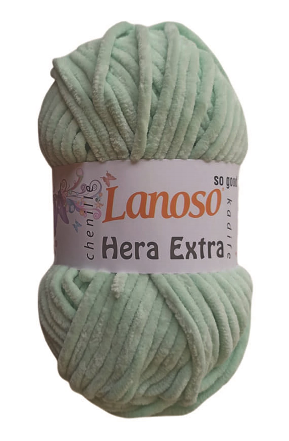 Lanoso Hera Extra 1919 Nil Yeşili Kadife El Örgü İpi