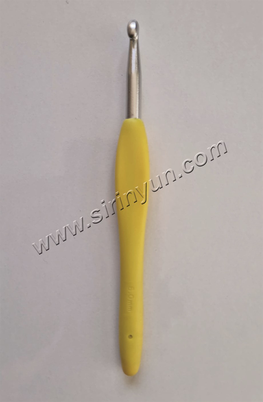 Tunç Yumuşak Saplı Örgü Tığı 6 mm Sarı