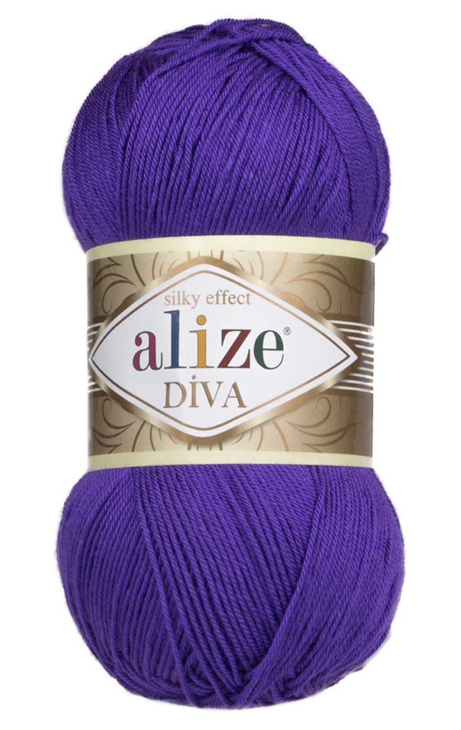 Alize Diva 252 Mavi Mor Merserize El Örgü İpi