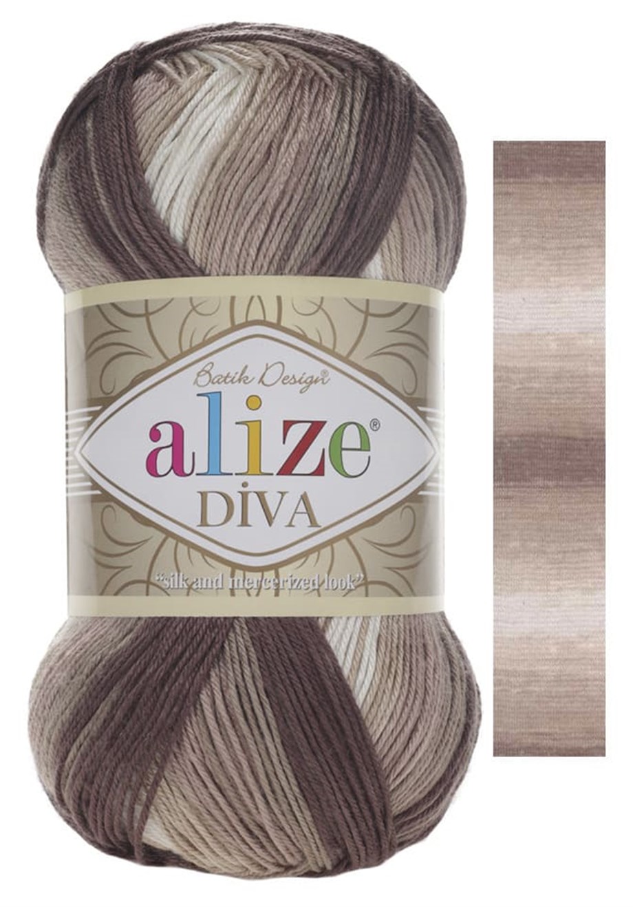 Alize Diva Batik 1815 Merserize El Örgü İpi