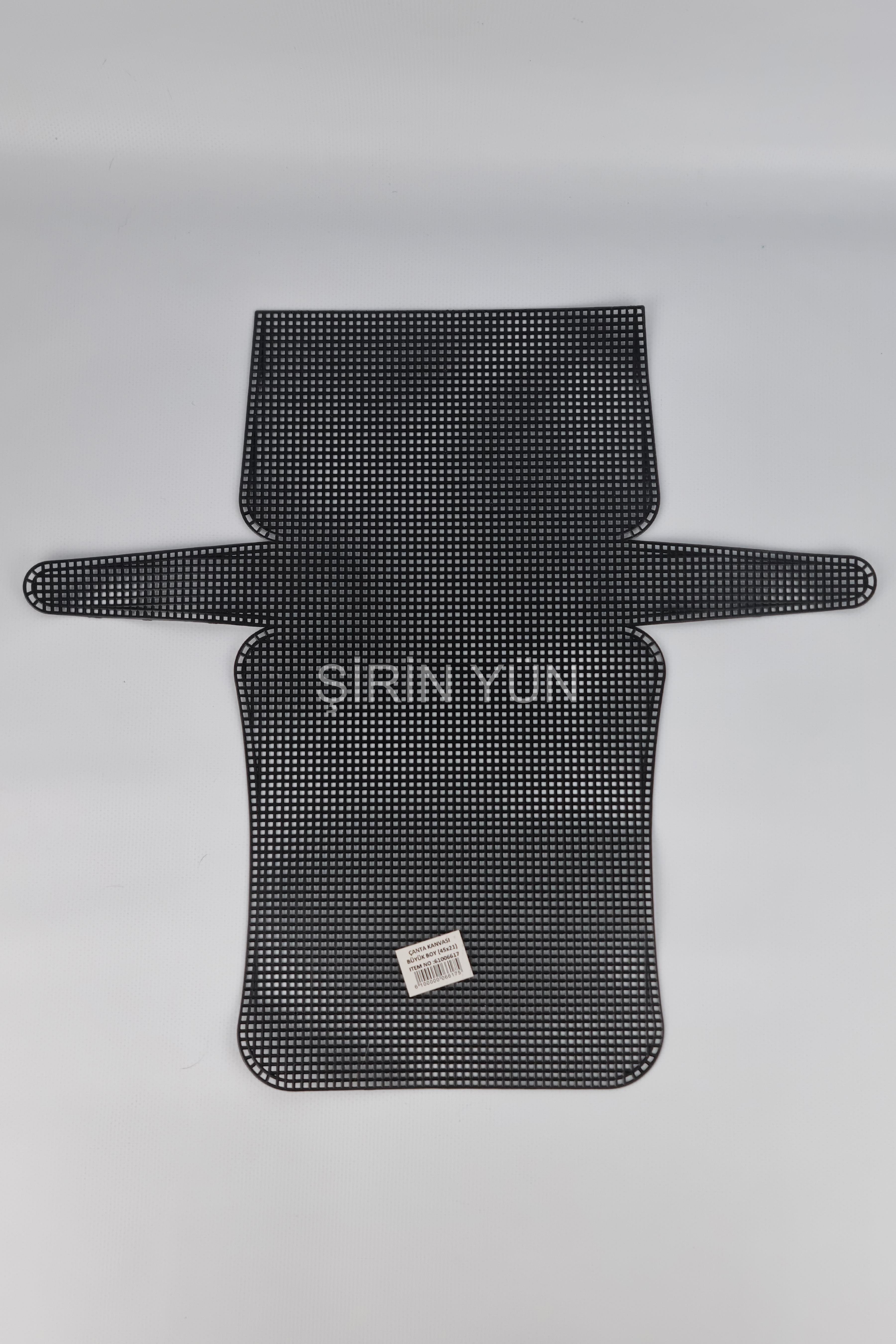 Büyük Boy 45x21 Siyah Kanvas