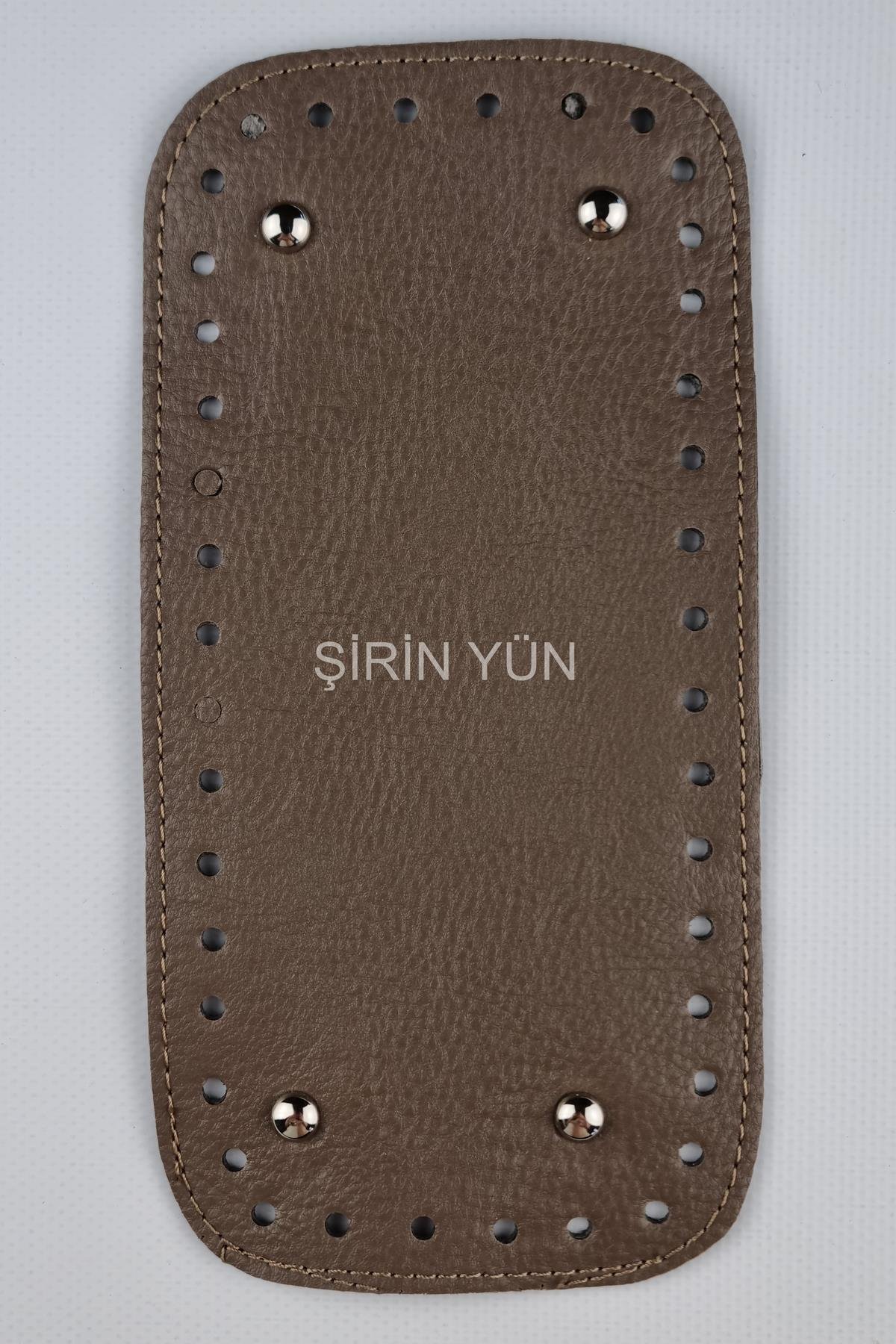 Deri Çanta Tabanı 26X13 Cm Bej