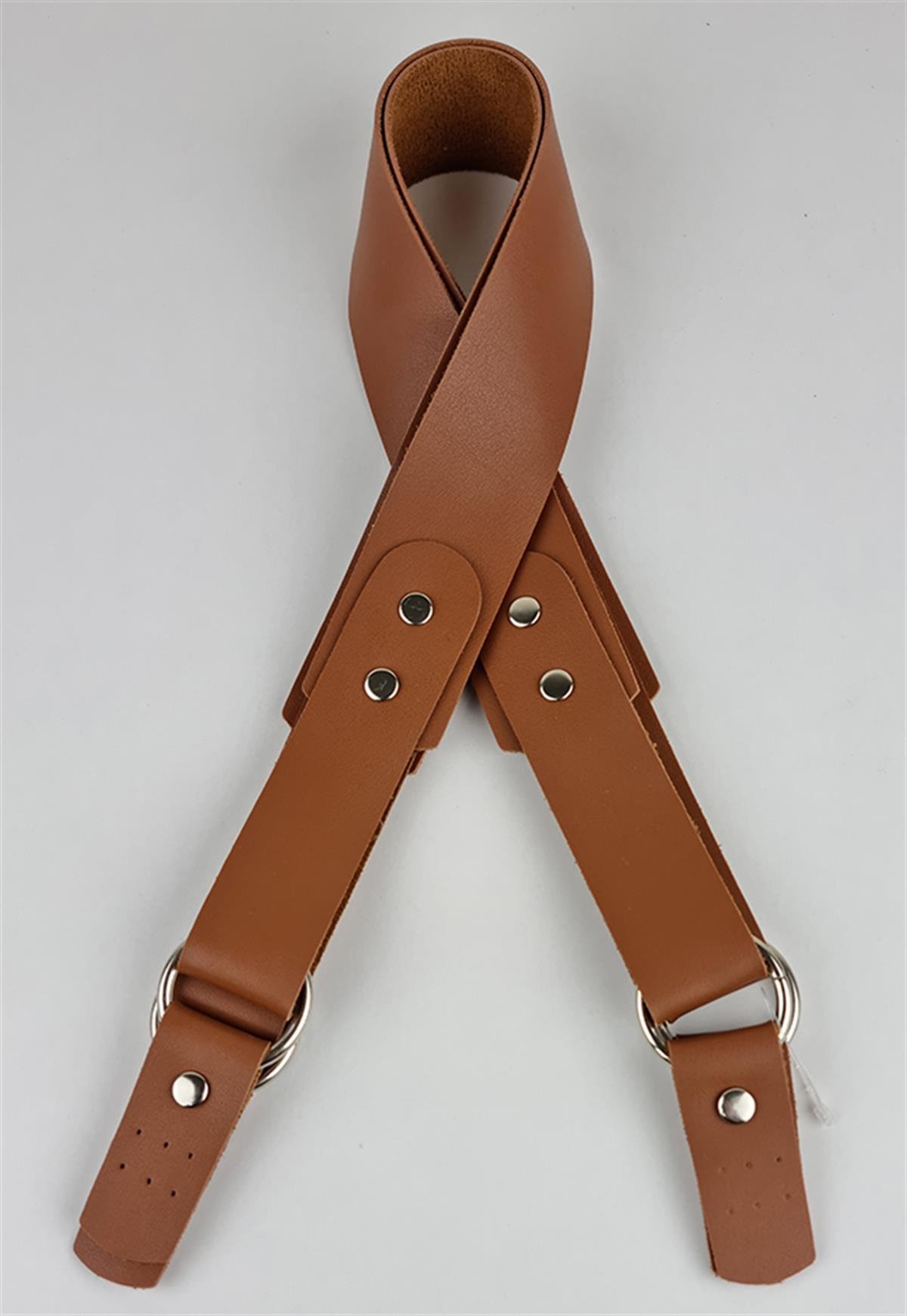 Dikilebilir Hakiki Deri Çanta Sapı Deve Tüyü