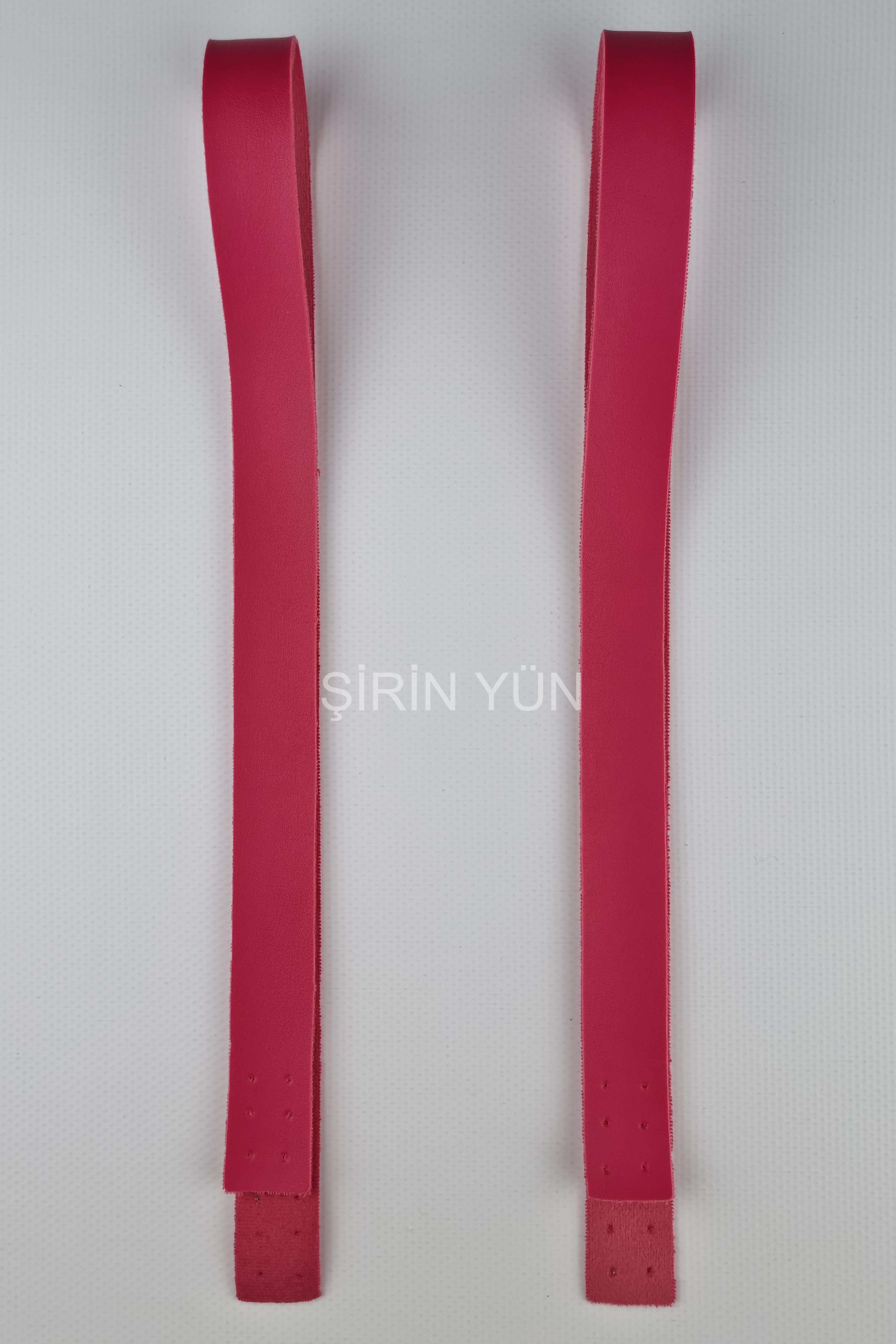 Dikilebilir Spor Deri Çanta Sapı 70 cm Pembe