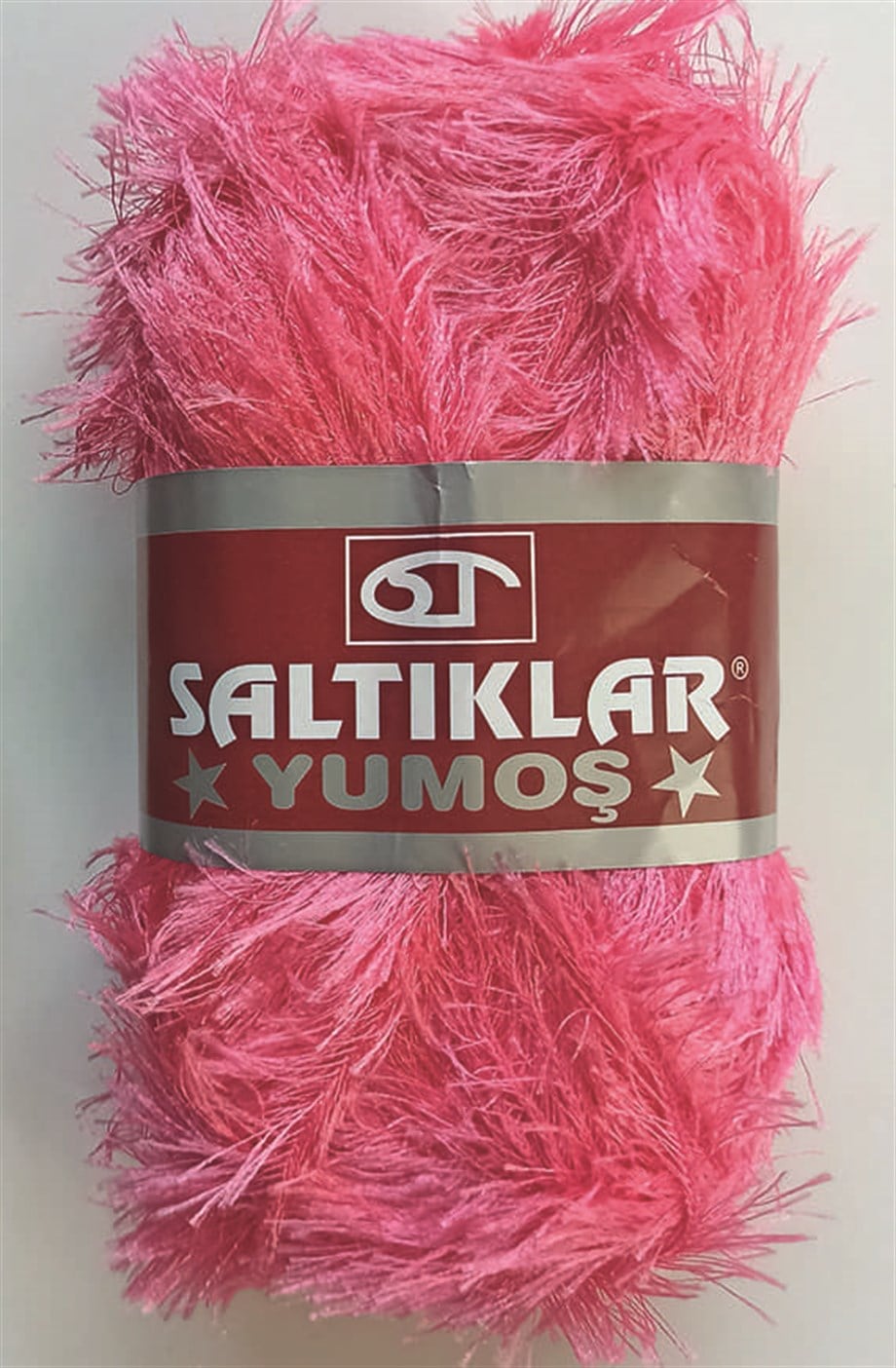 Saltıklar Yumoş 16 Neon Pembe Sakallı El Örgü İpi