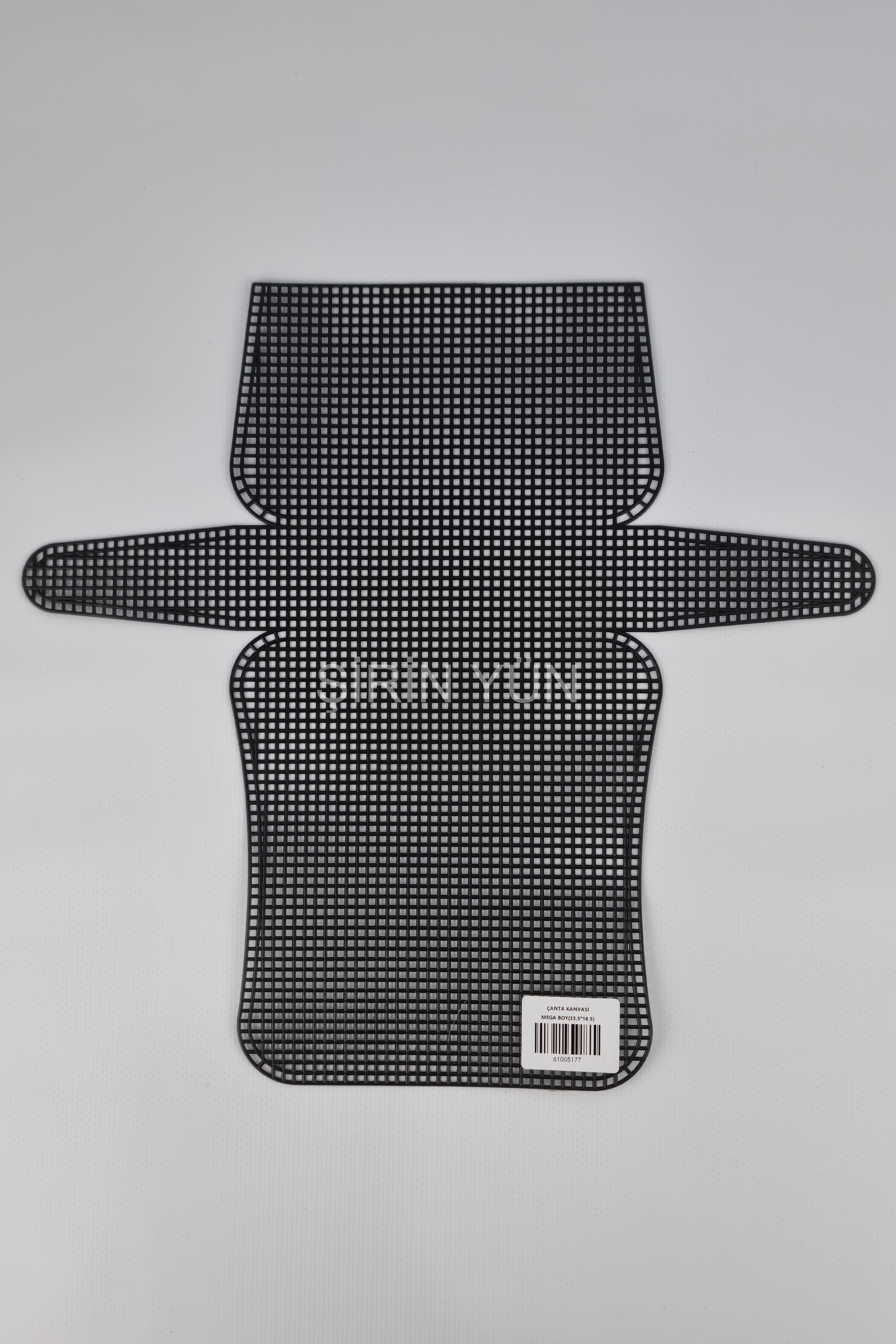 Orta Boy 33,5x16,5 Siyah Kanvas