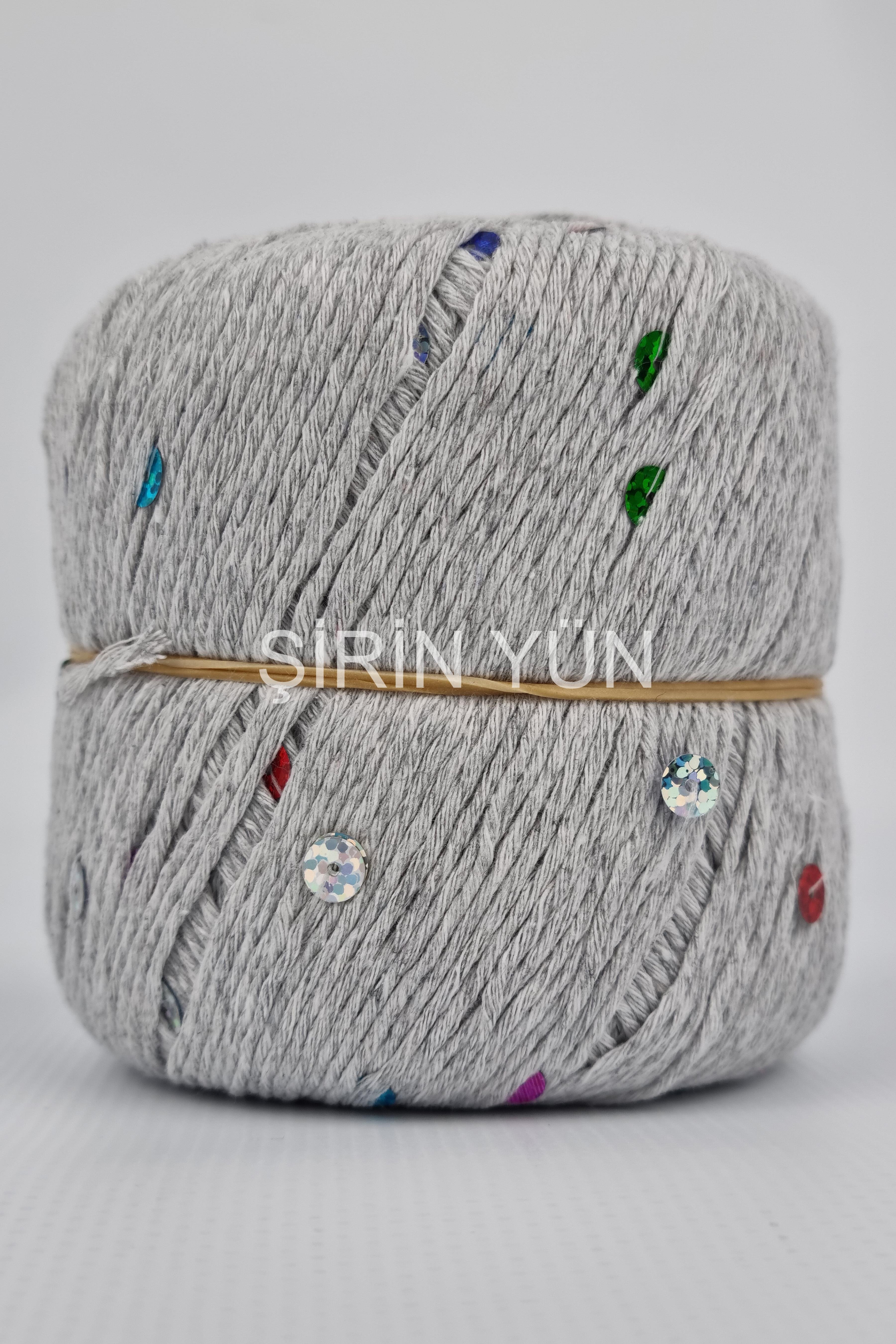 Pullu Örgü İpi 50 Gram 100 Metre Açık Gri 4105 