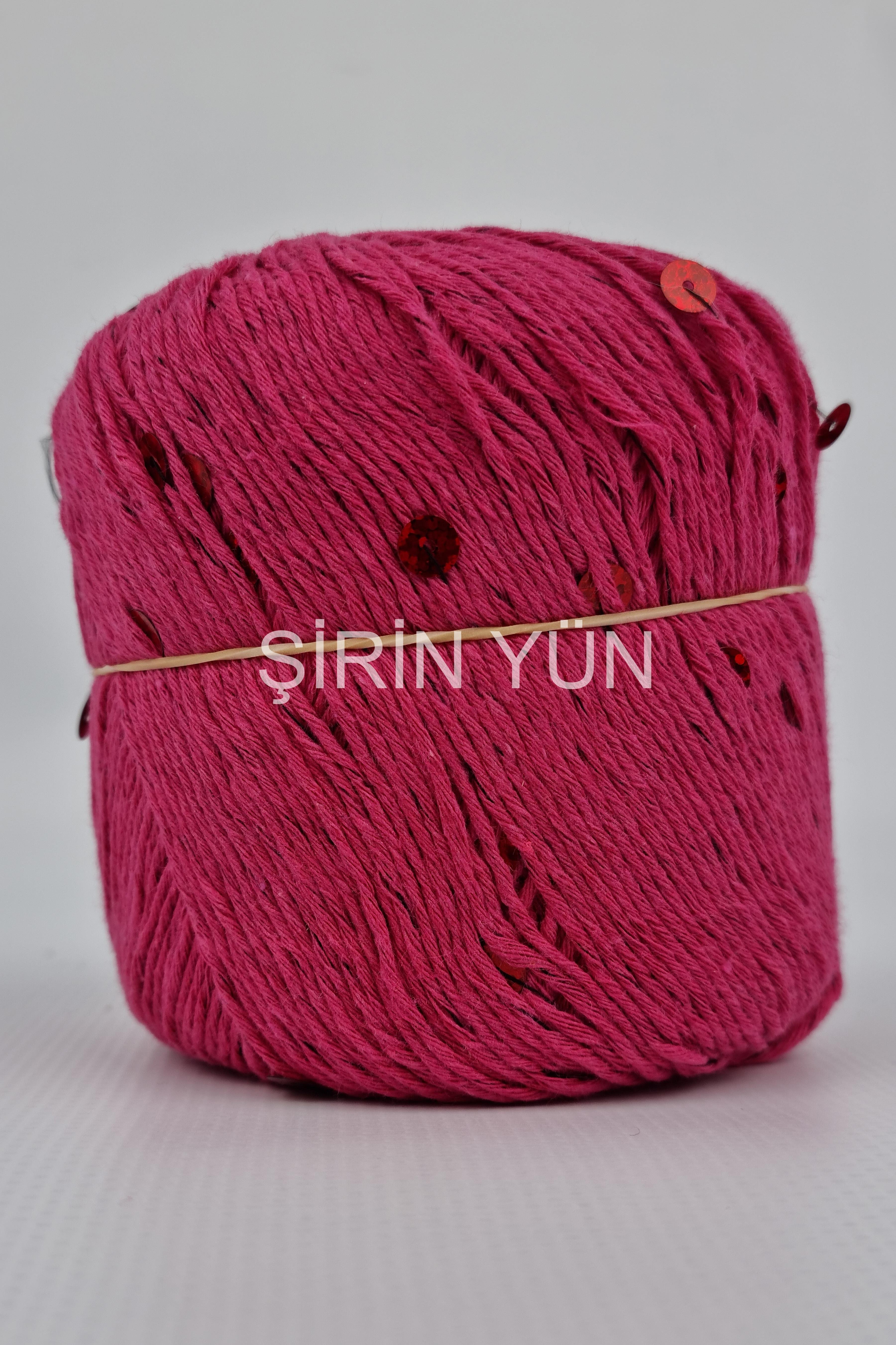 Pullu Örgü İpi 50 Gram 100 Metre Fuşya 3402