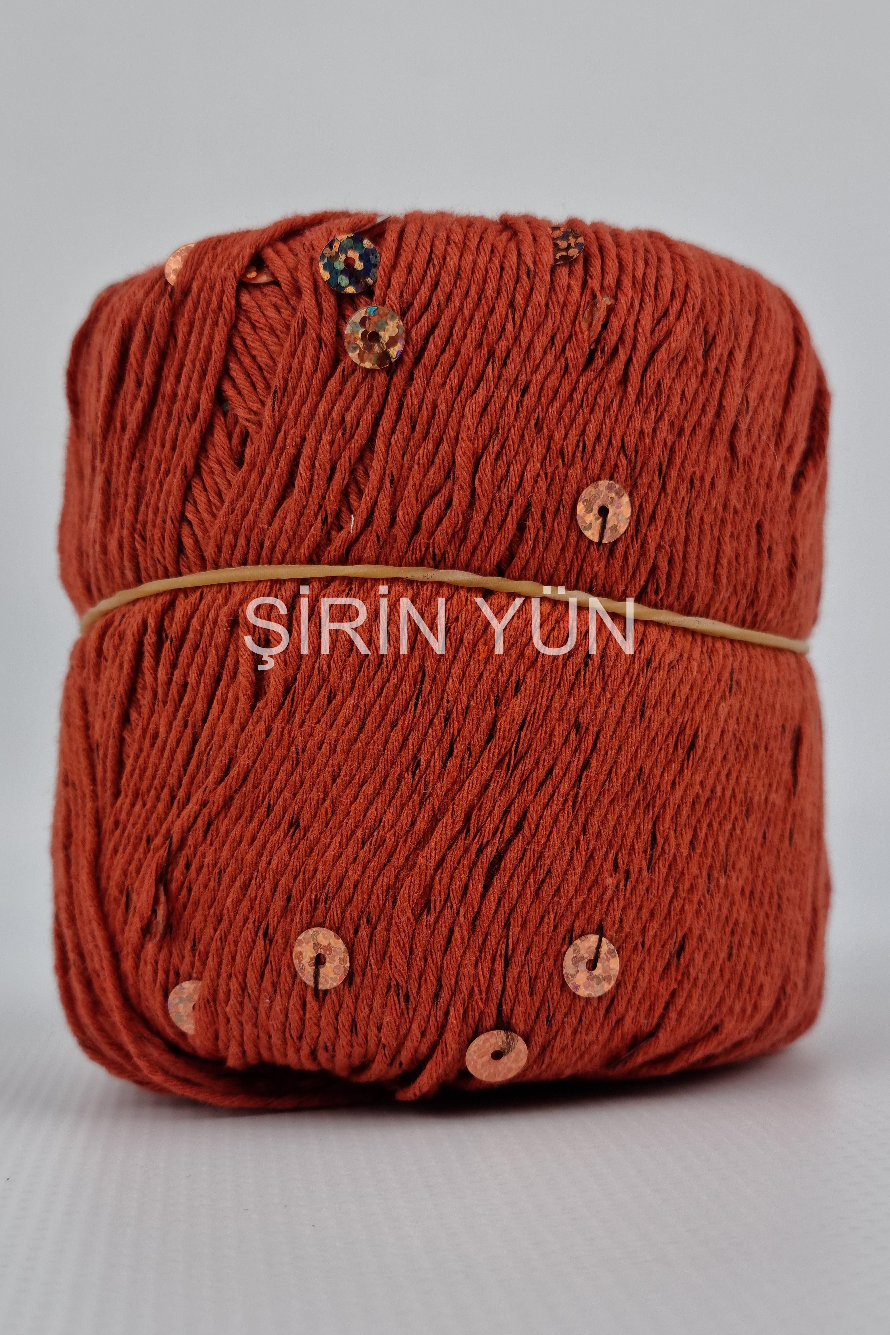 Pullu Örgü İpi 50 Gram 100 Metre Taba 3506