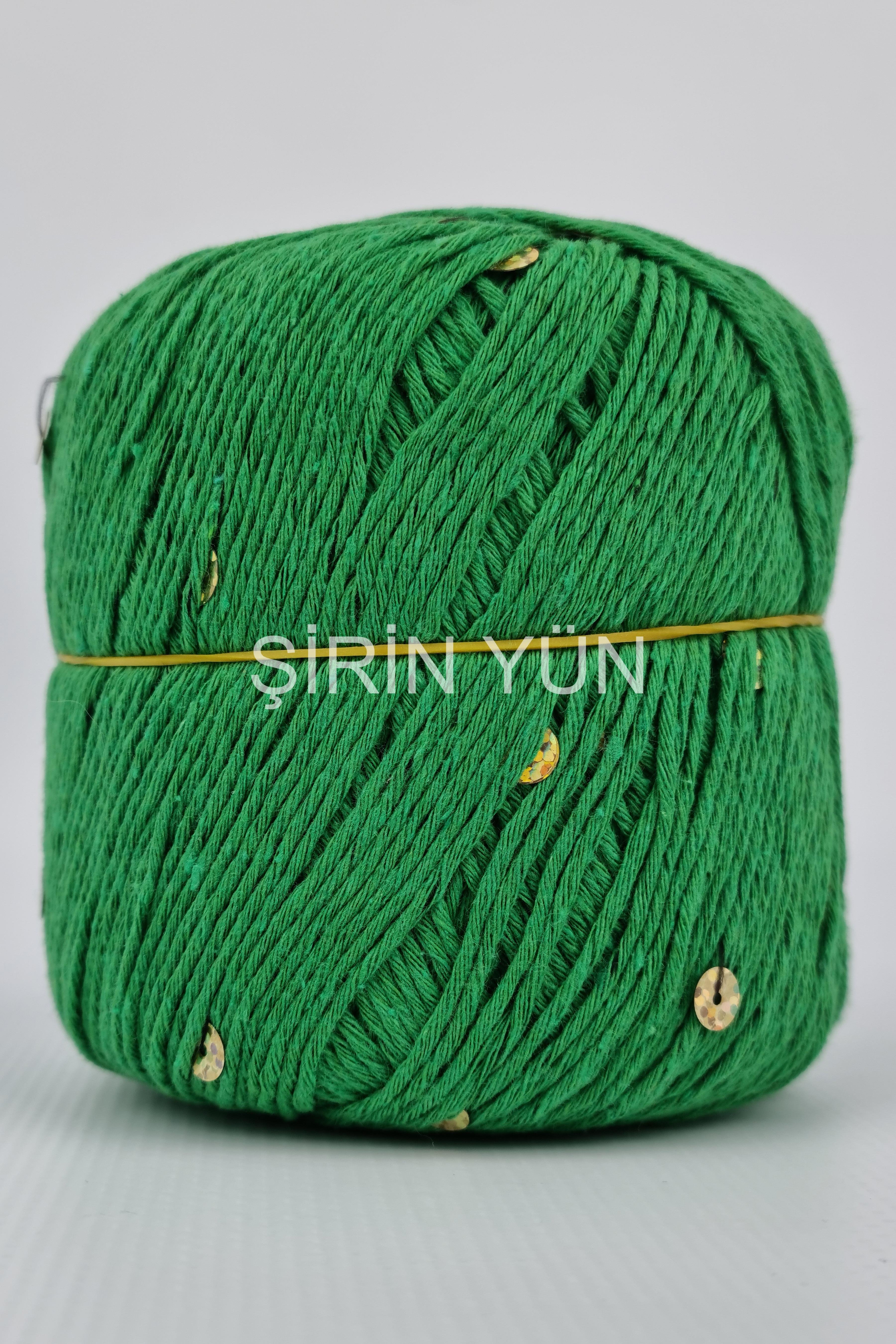 Pullu Örgü İpi 50 Gram 100 Metre Yeşil 2801