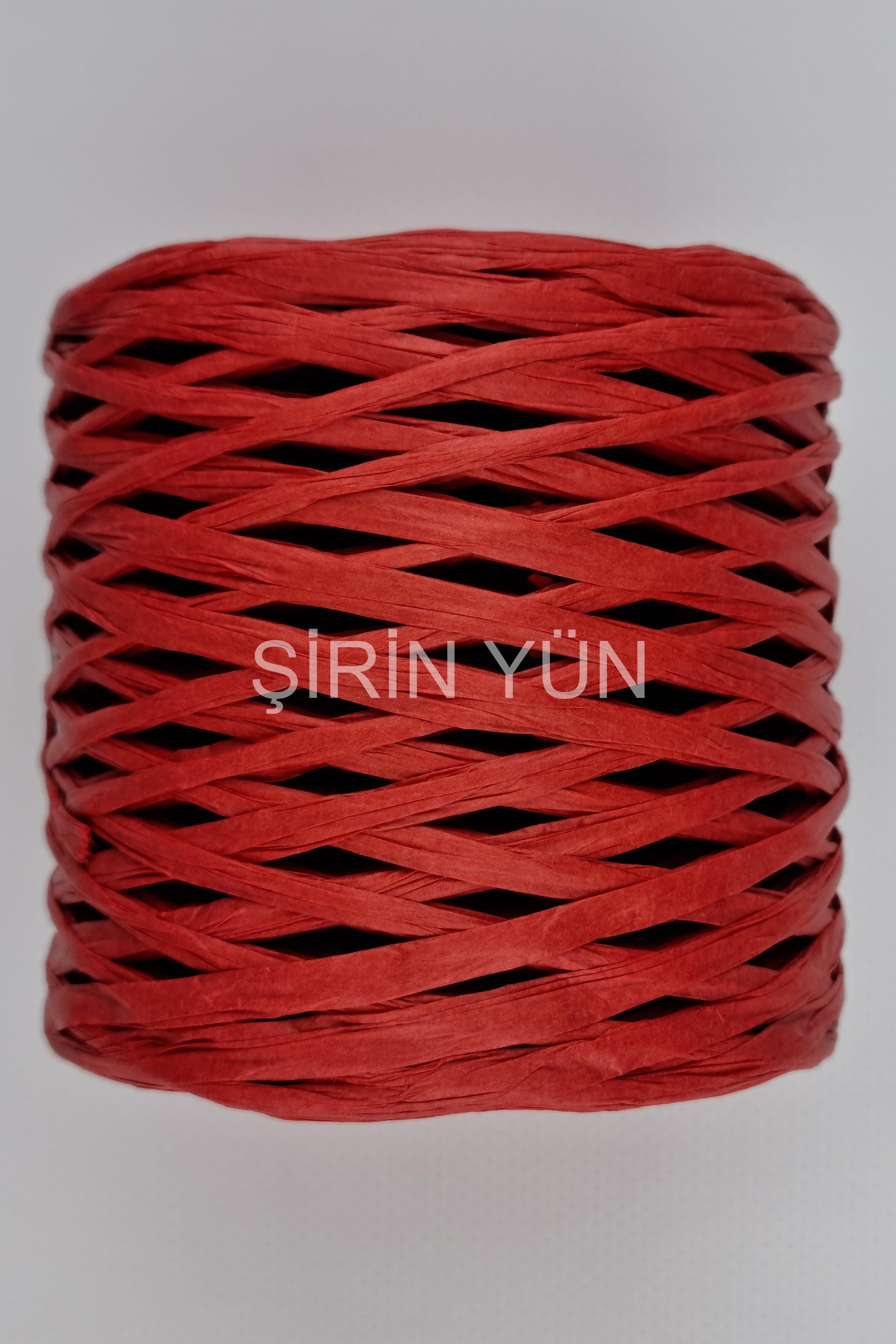 Rafya İpi 200 Gram Kırmızı