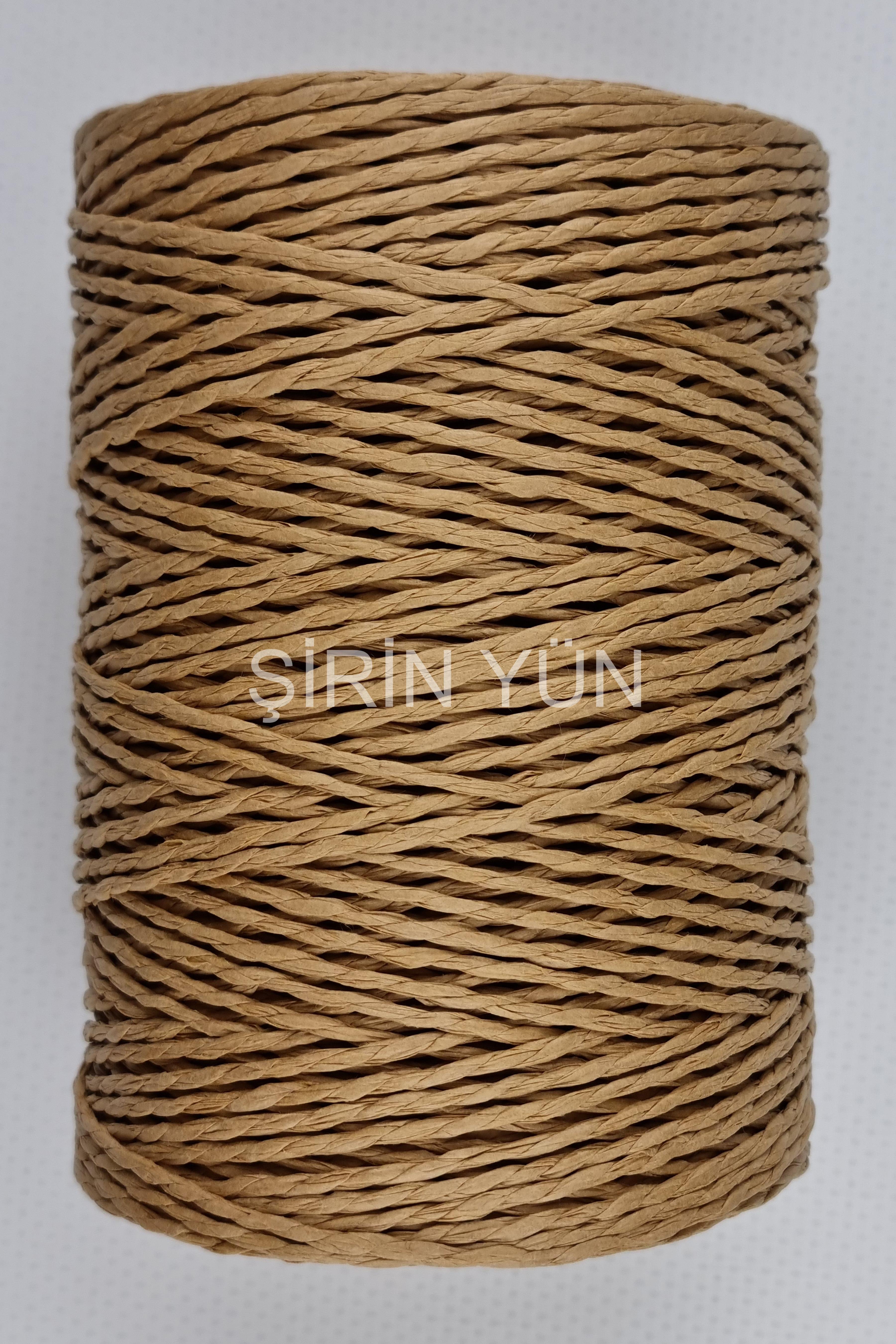Sarılmış Kağıt İp 200 Gram 240 Metre Kraft 39