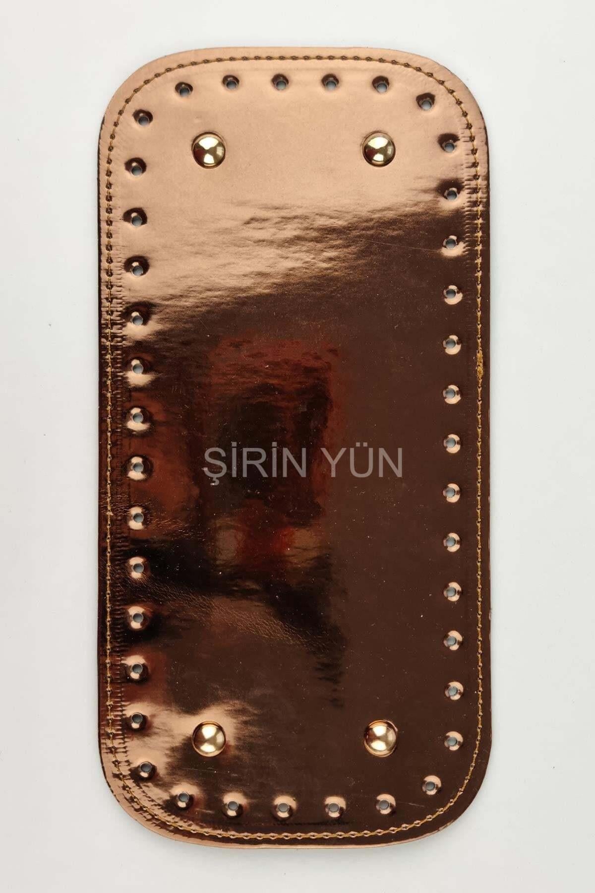 Şirin Yün Parlak 12X25 Rivetli Taban Açık Kahve