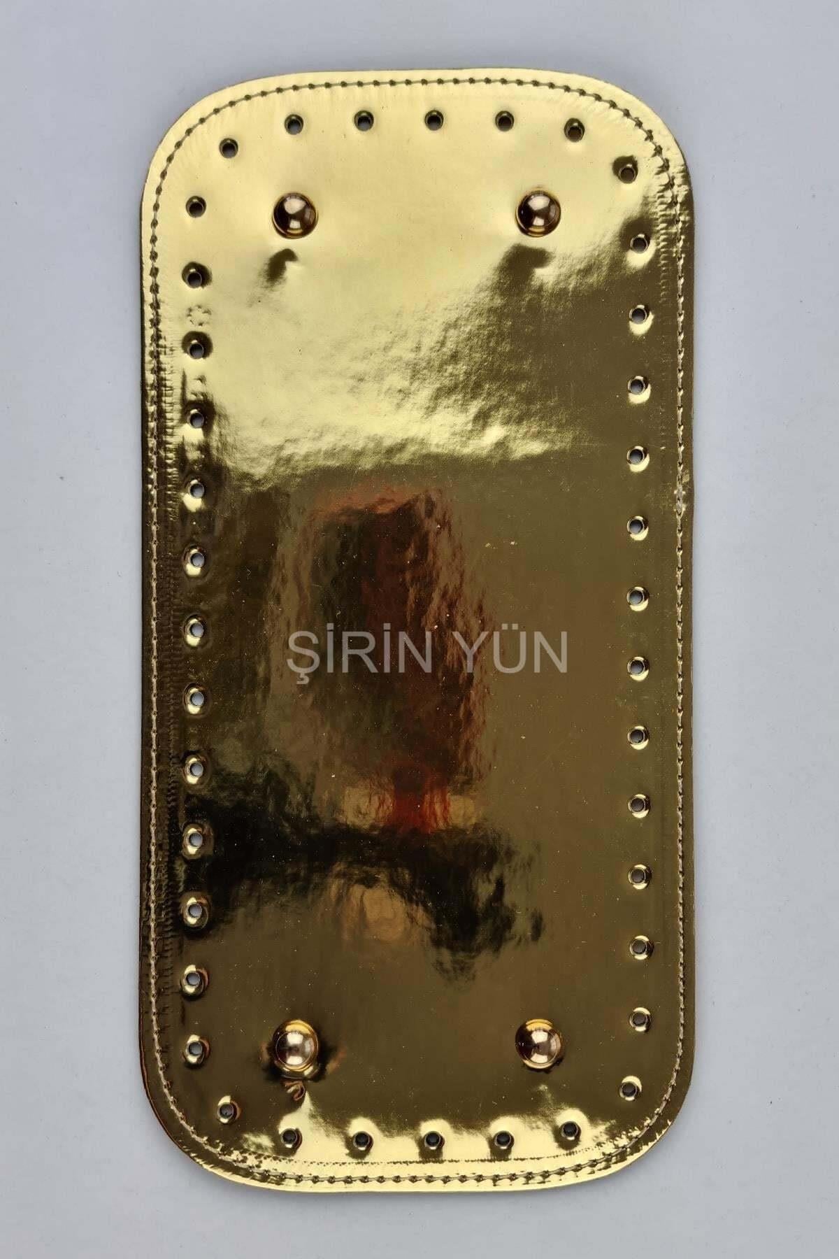 Şirin Yün Parlak 12X25 Rivetli Taban Altın