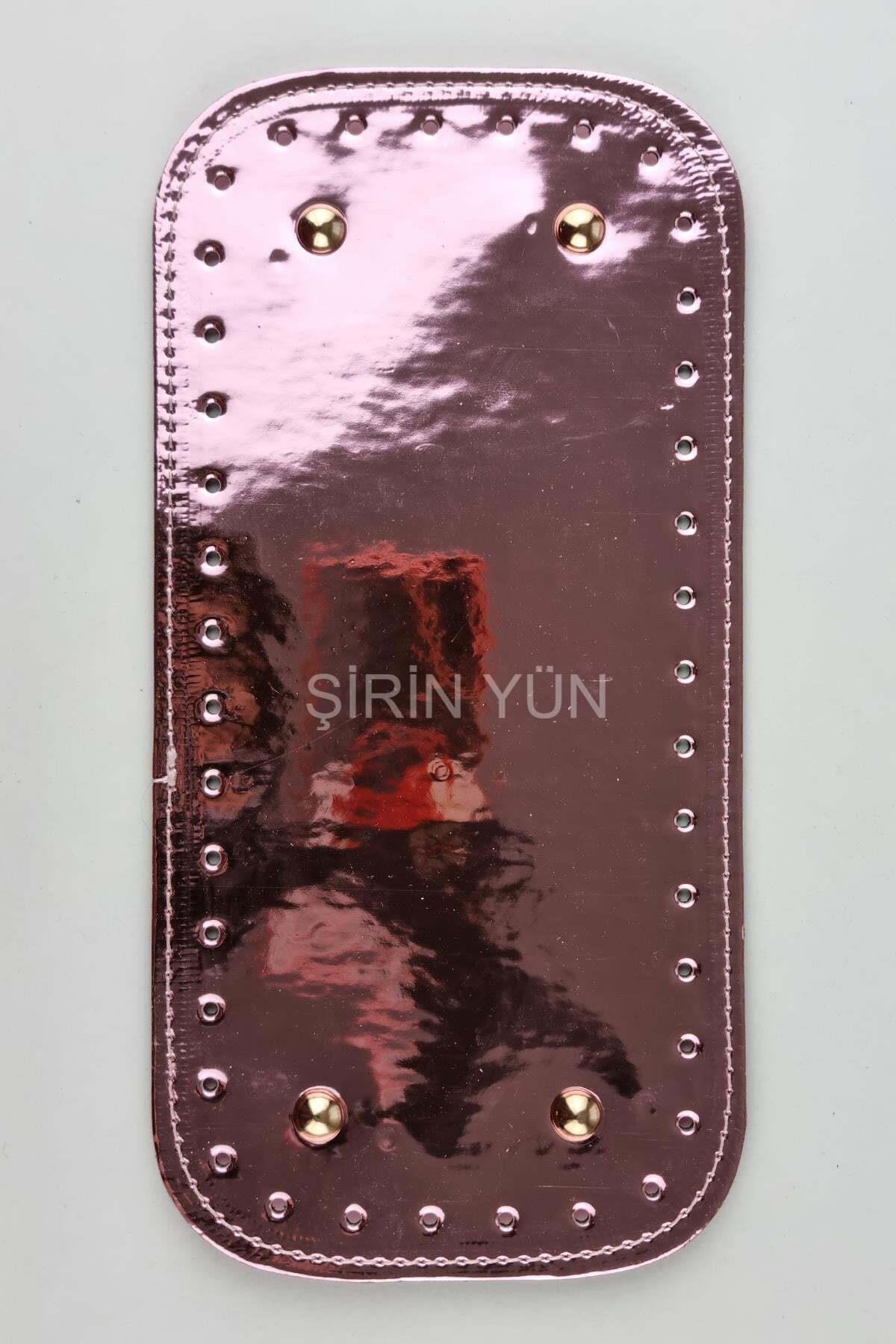 Şirin Yün Parlak 12X25 Rivetli Taban Gül Kurusu