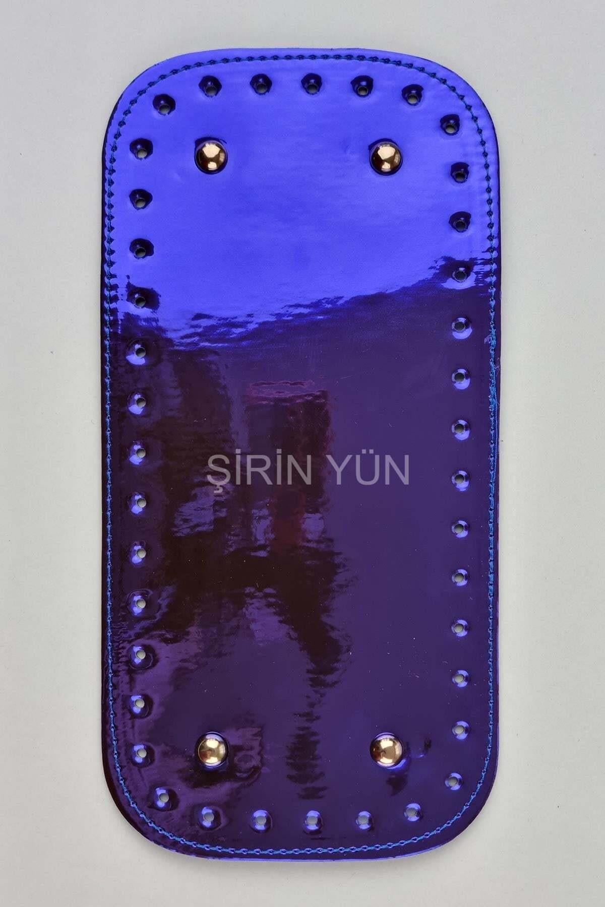 Şirin Yün Parlak 12X25 Rivetli Taban Mor
