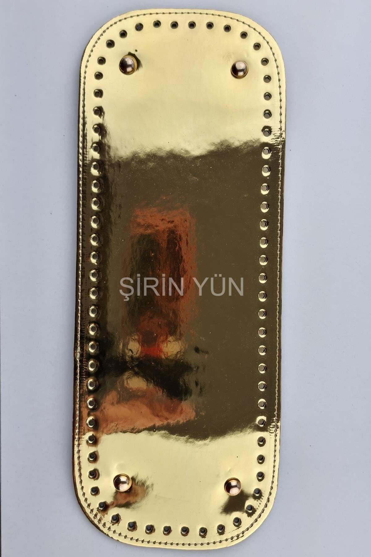 Şirin Yün Parlak 12X33 Rivetli Taban Altın
