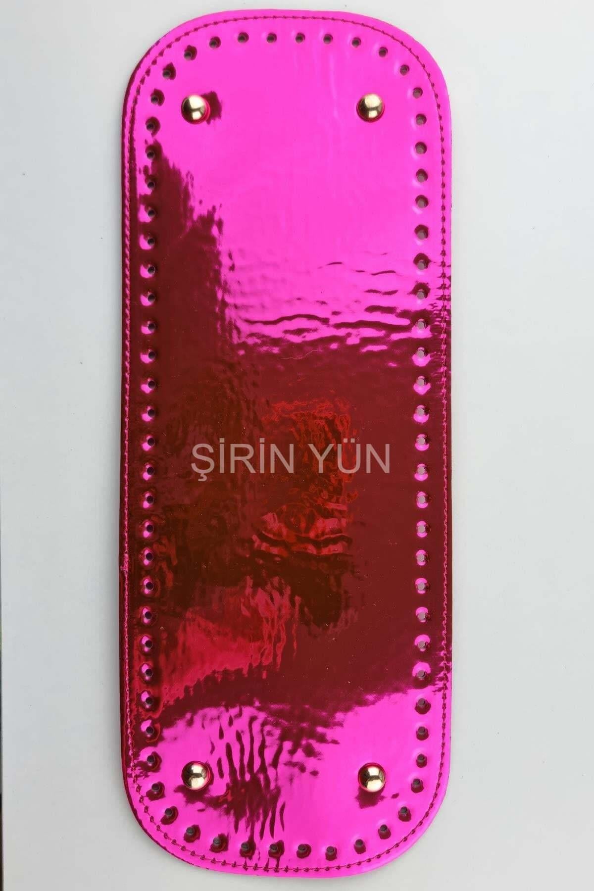 Şirin Yün Parlak 12X33 Rivetli Taban Fuşya