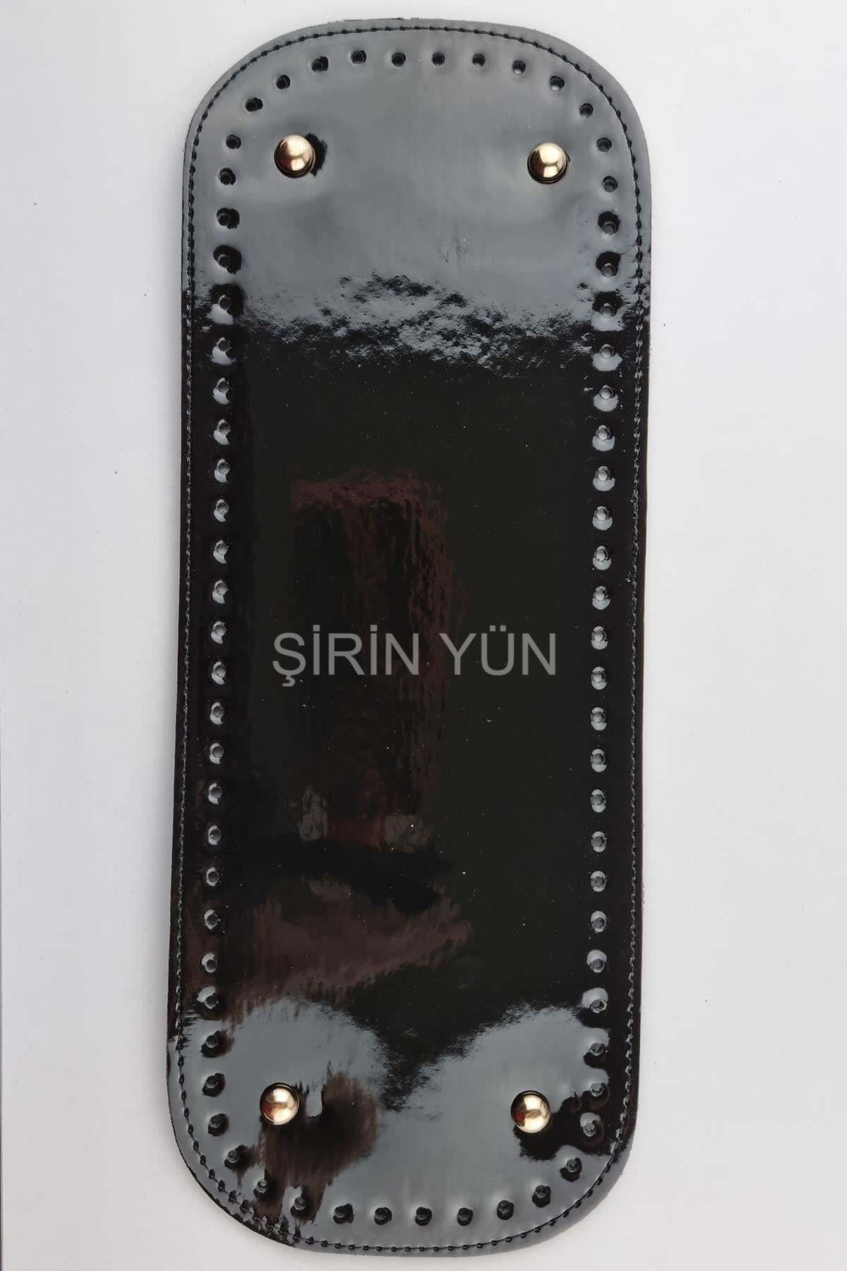 Şirin Yün Parlak 12X33 Rivetli Taban Siyah