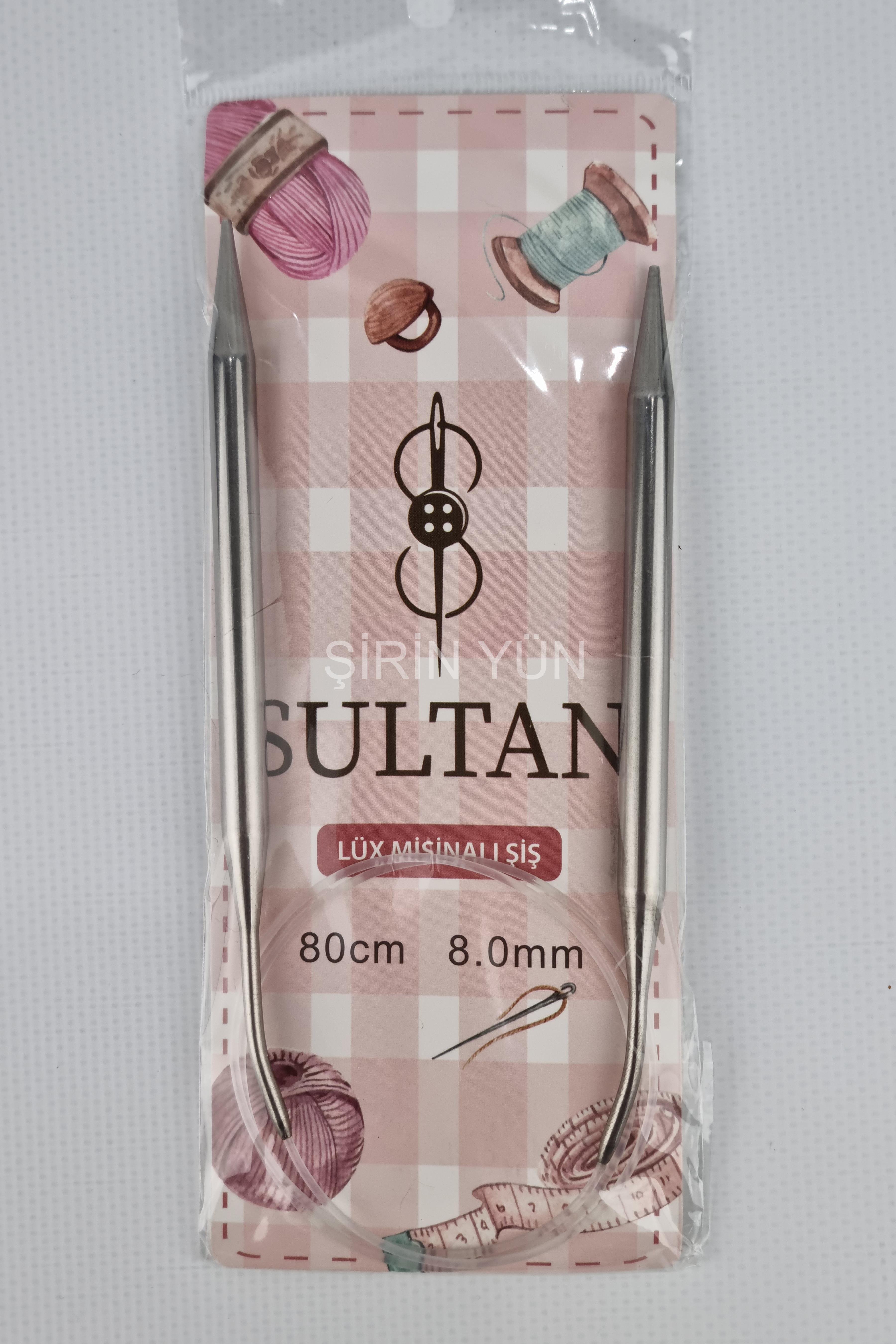 Sultan Plastik Misinalı Örgü Şişi 8 mm