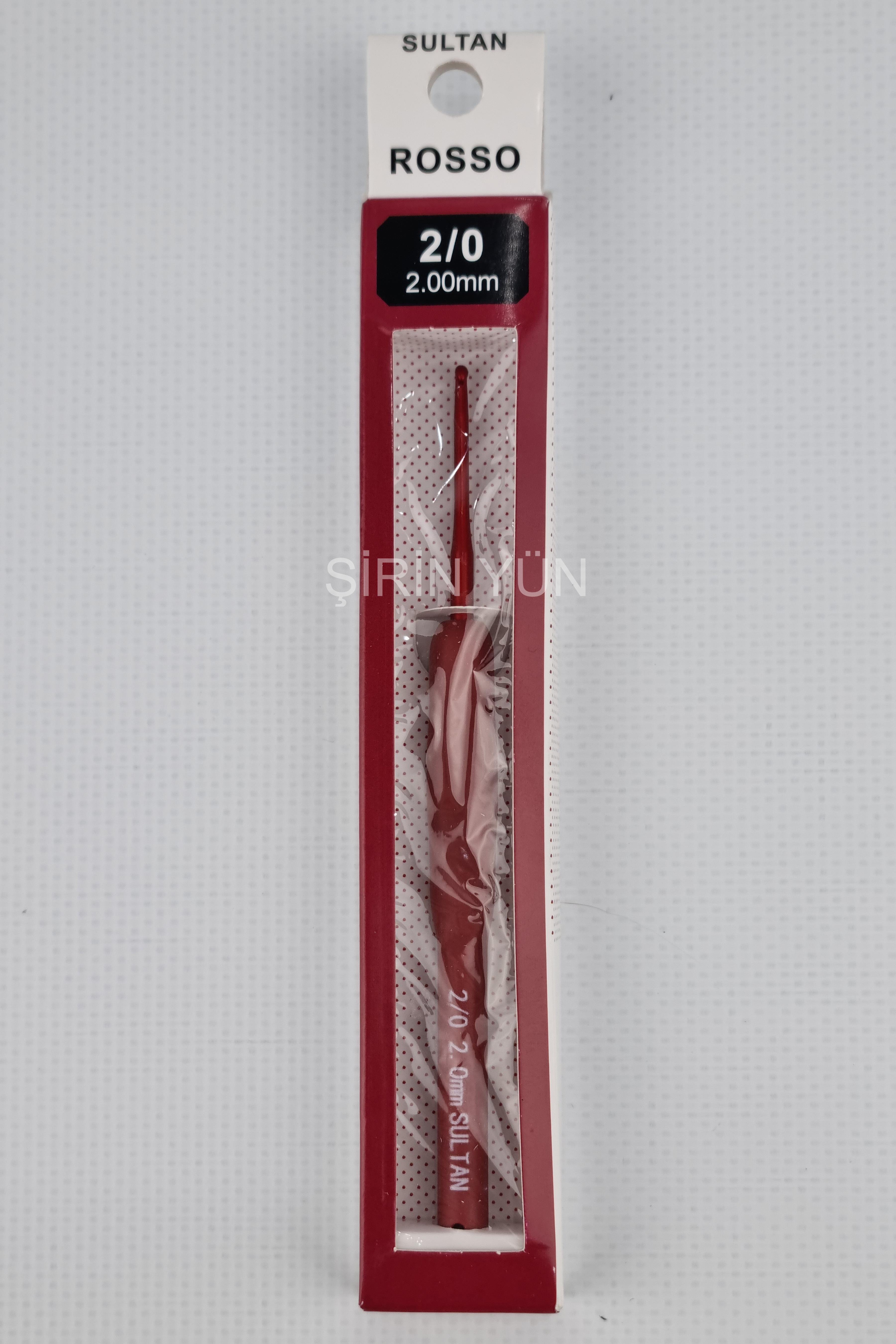 Sultan Rosso Yumuşak Saplı Örgü Tığı 2 mm