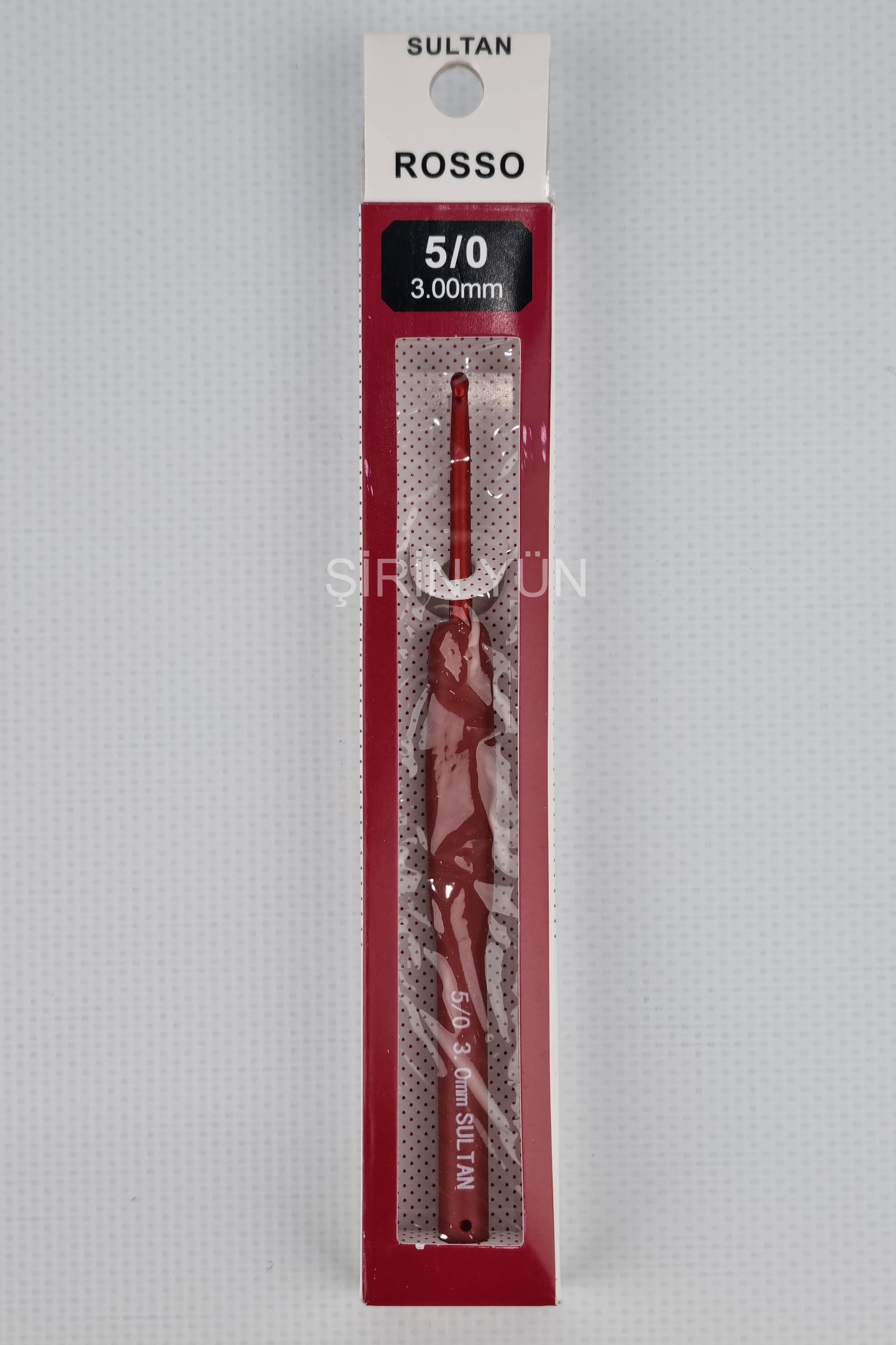 Sultan Rosso Yumuşak Saplı Örgü Tığı 3 mm