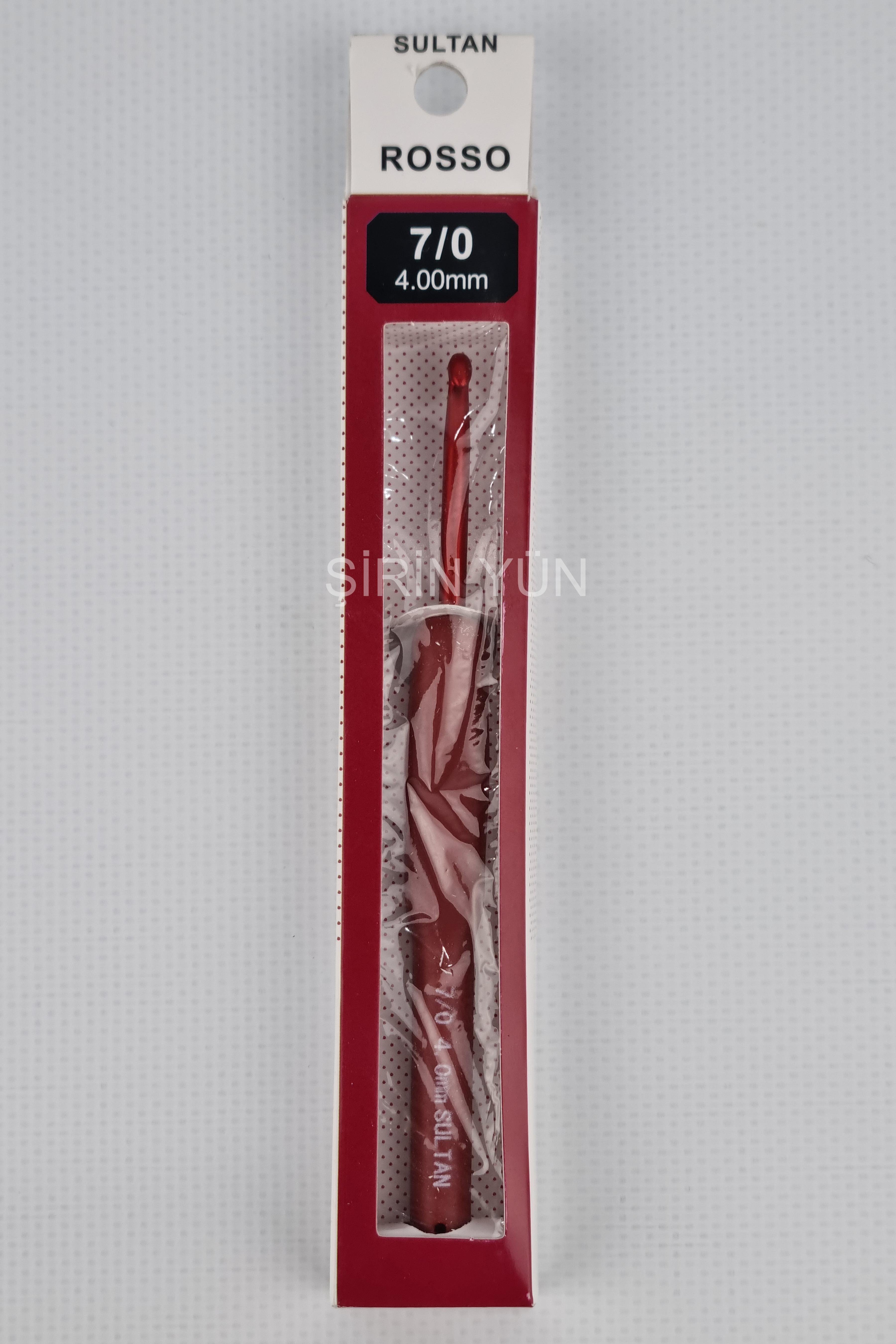 Sultan Rosso Yumuşak Saplı Örgü Tığı 4 mm