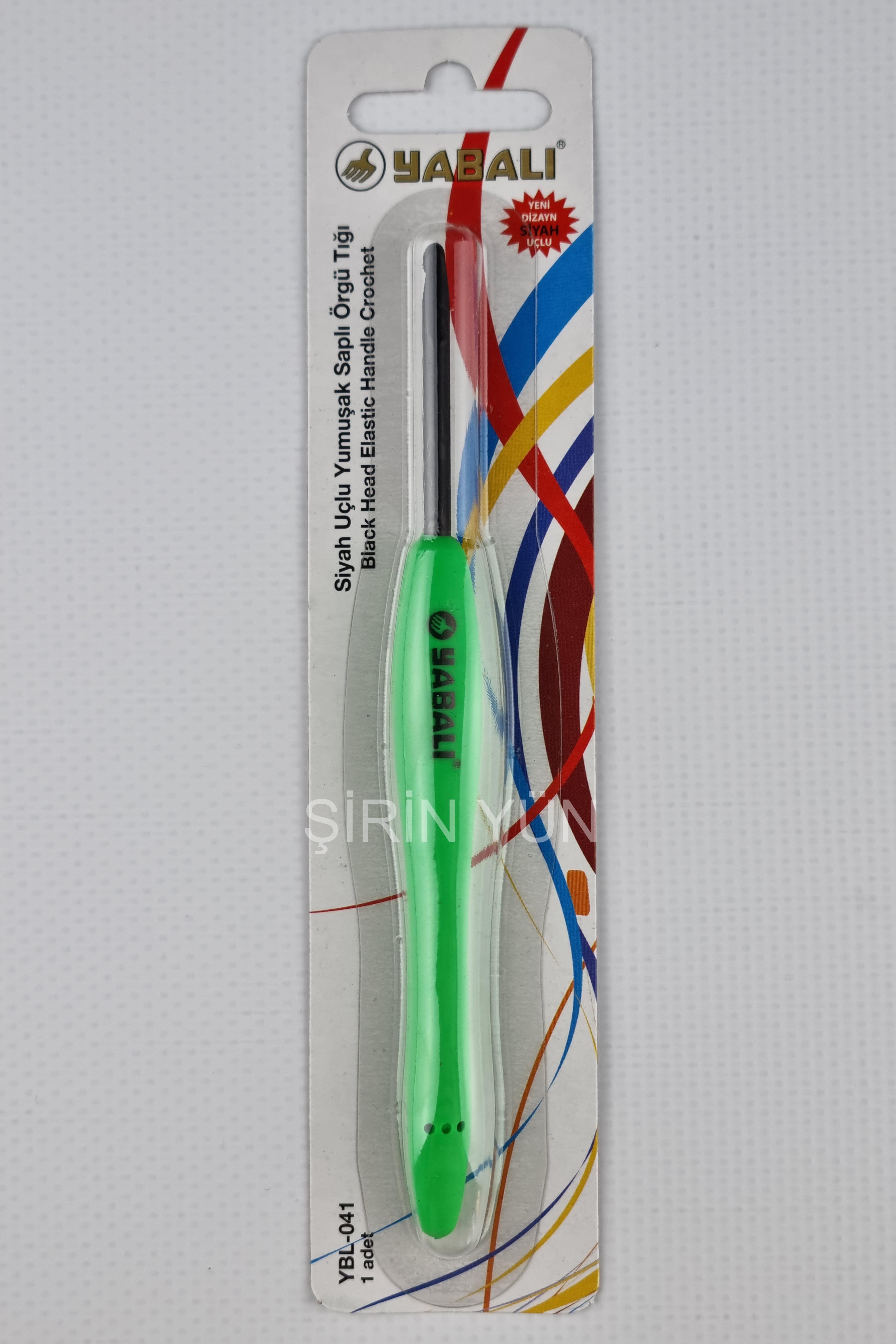 Yabalı 4 Mm Siyah Uçlu Elastik Saplı Örgü Tığı 