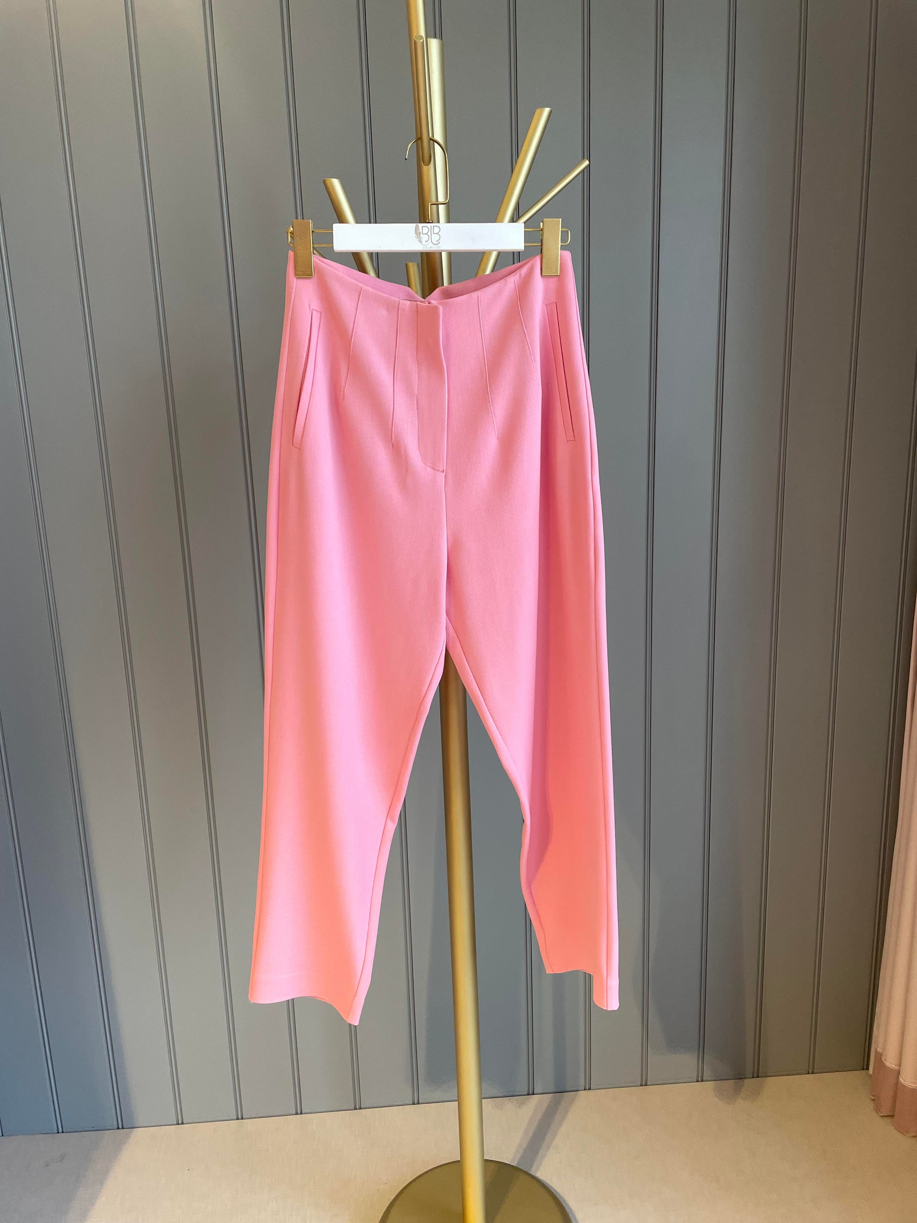 GÜLLÜ CROP PANTOLONLU TAKIM