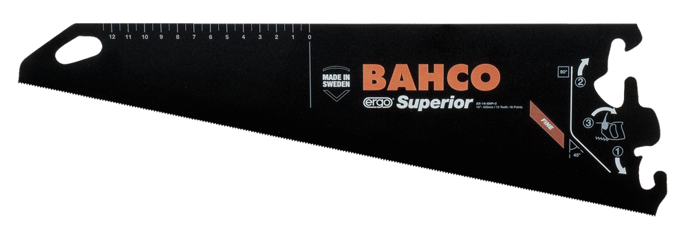 Bahco ERGO™ İsveç Yapımı Genel Amaçlı Testere Bıçağı Superior EX-16-GNP-C