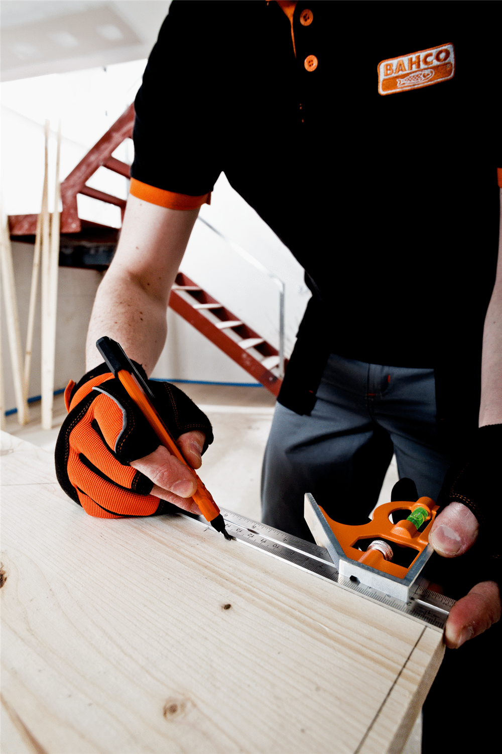 Bahco Kombinasyon Gönyesi İnç Ve Metrik Ölçülü CS150