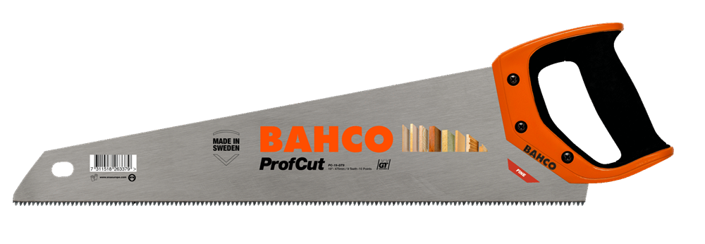 Bahco İsveç Yapımı Marangoz Testeresi Sert Uçlu PC-19-GT9