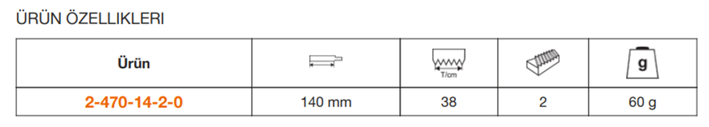 Bahco ERGO™ 6lı Saatçi Eğe Seti 2-470-14-2-0