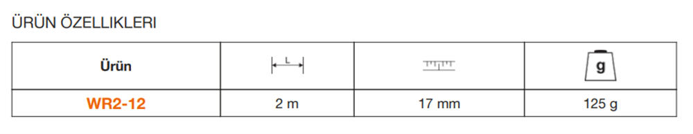 Bahco Tahta Cetvel WR2-12