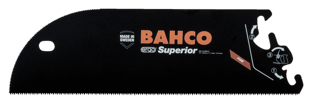 Bahco ERGO™ İsveç Yapımı Testere Bıçağı Superior EX-14-VEN-C