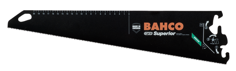 Bahco ERGO™ İsveç Yapımı Testere Bıçağı Superior Medium EX-19-XT9-C