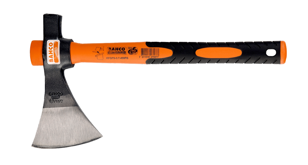 Bahco Fiberglas Saplı Genel Kullanım Amaçlı Kamp Baltası HFGPS-0.7-400FG