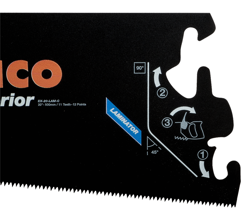 Bahco ERGO™ İsveç Yapımı Laminatör Testere Bıçağı EX-20-LAM-C
