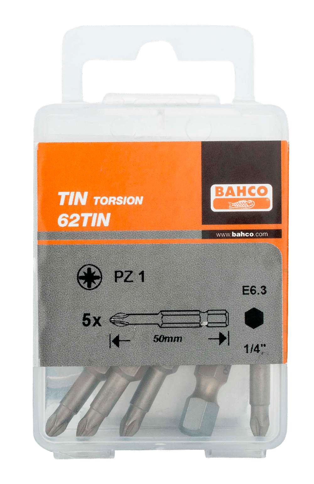 Bahco Tin Torsiyon Bits Ucu 62TIN/50PZ1