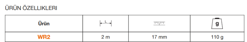 Bahco 2M Tahta Cetvel WR2